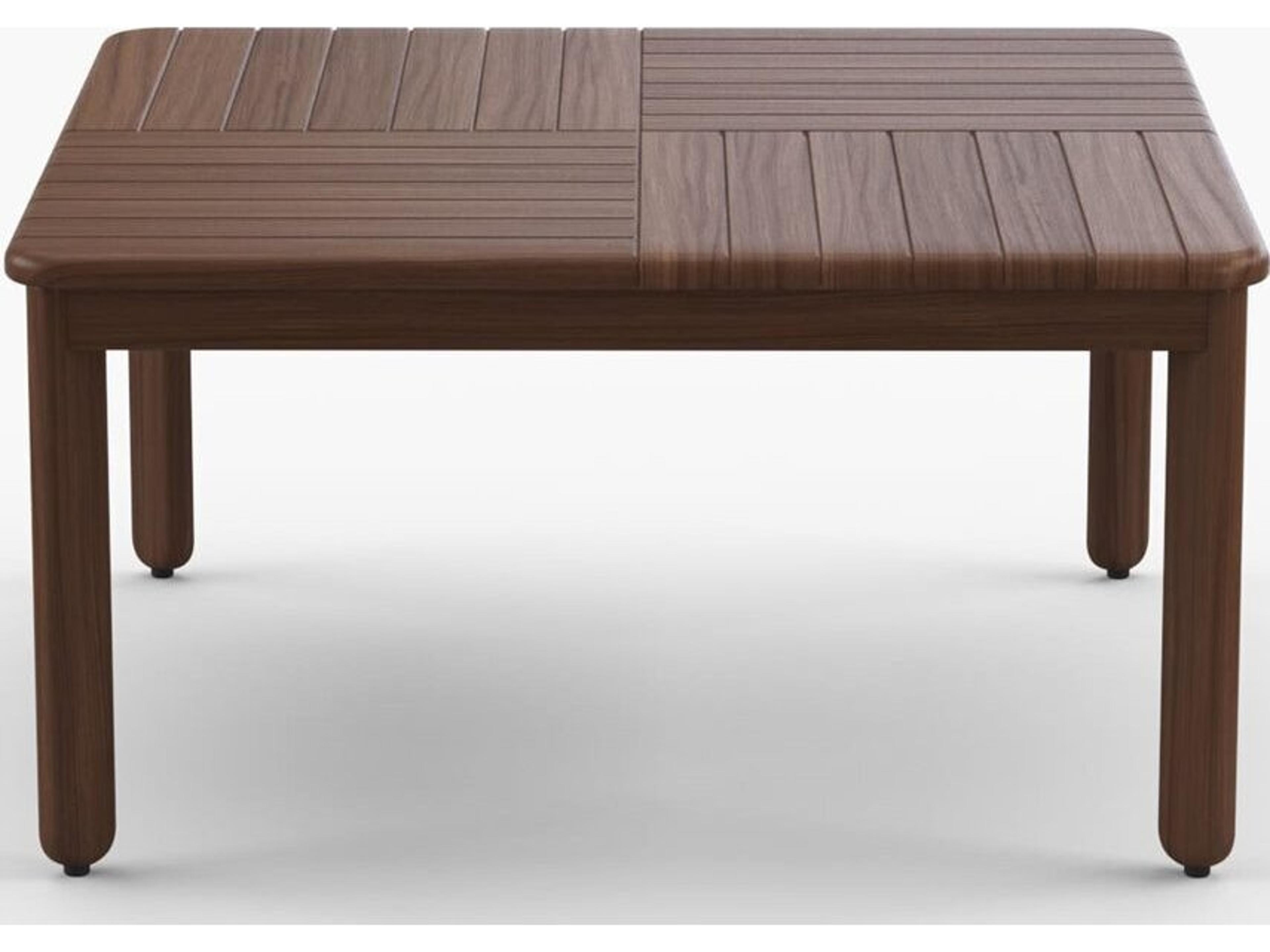 Jensen Outdoor Furniture Foundations Ipe IPEFoundations IPE Mosaic 35" Square Coffee Table