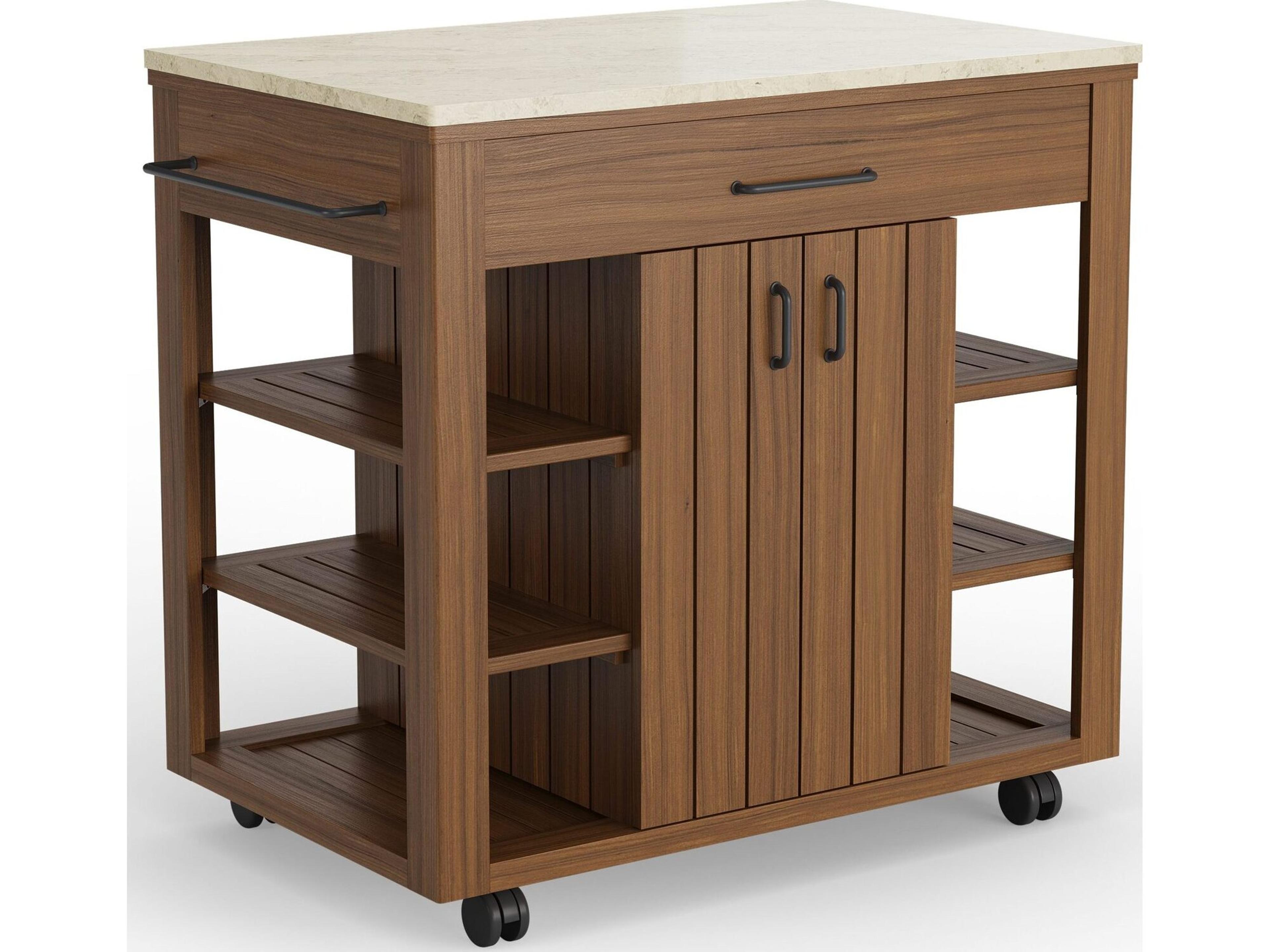 Furniture Foundations Ipe IPEFoundations IPE Sage Serving Buffet with Quartz Top/ Silica