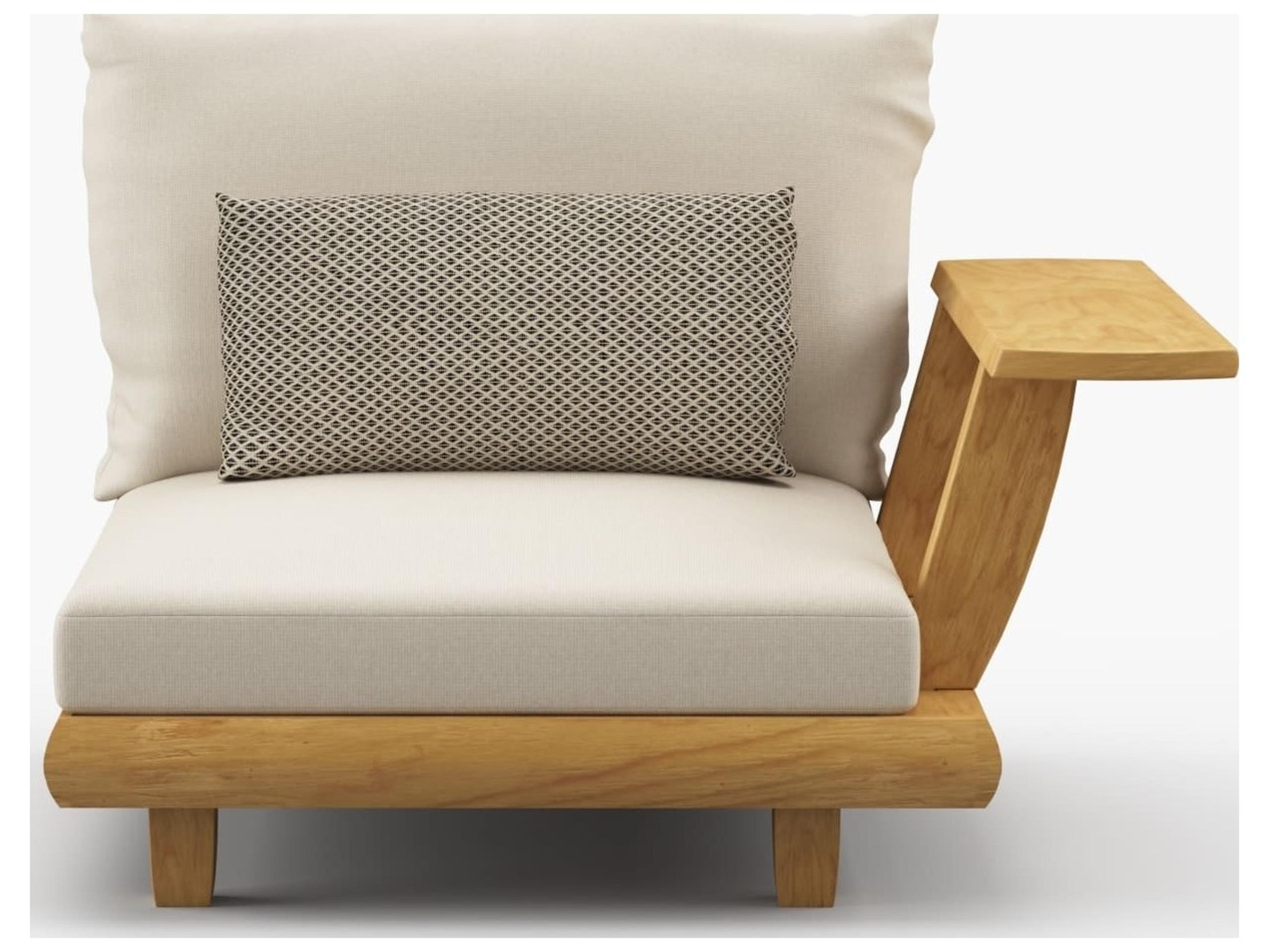 Jensen Outdoor Sorrento End/Arm Seat Set Replacement Cushions