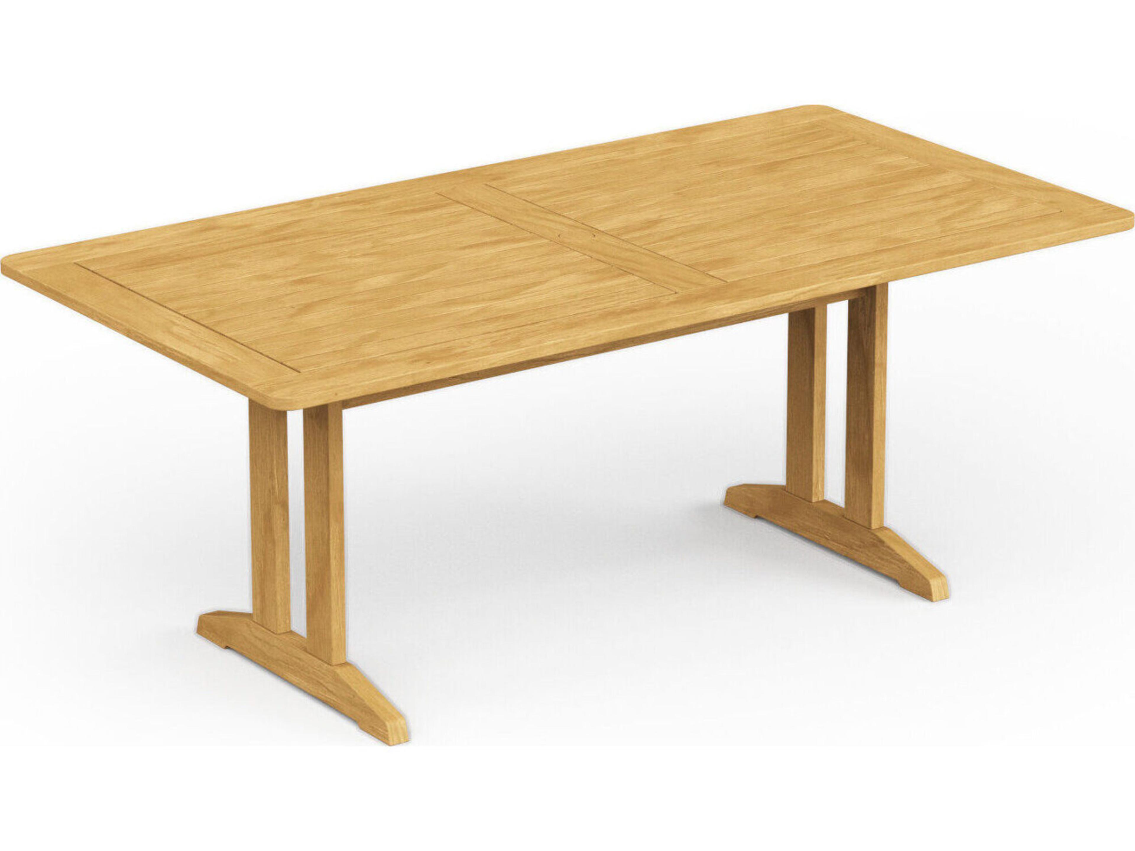 Furniture Foundations Teak IPE 74" x 38" Rectangular Dining Table