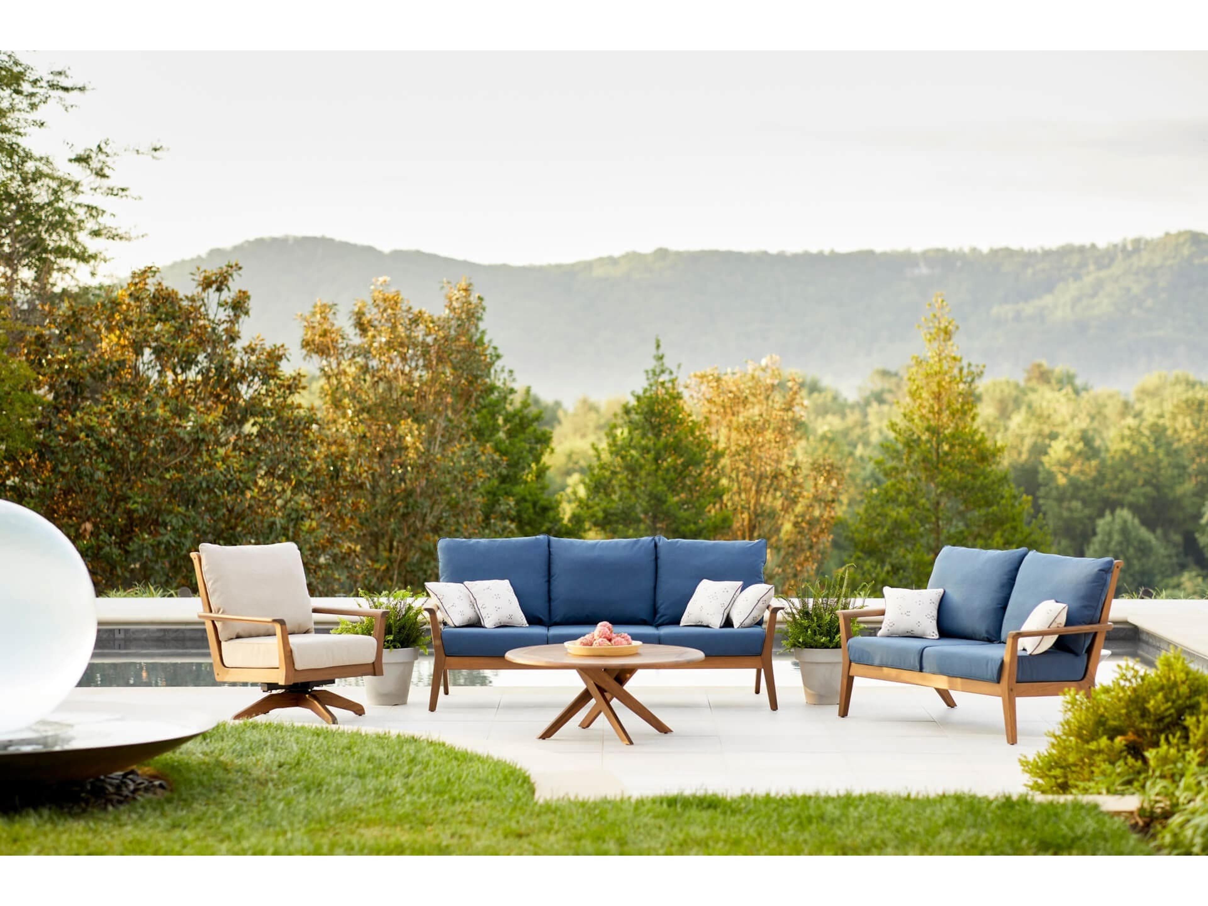 Jensen Outdoor Sky Loveseat Set Replacement Cushions