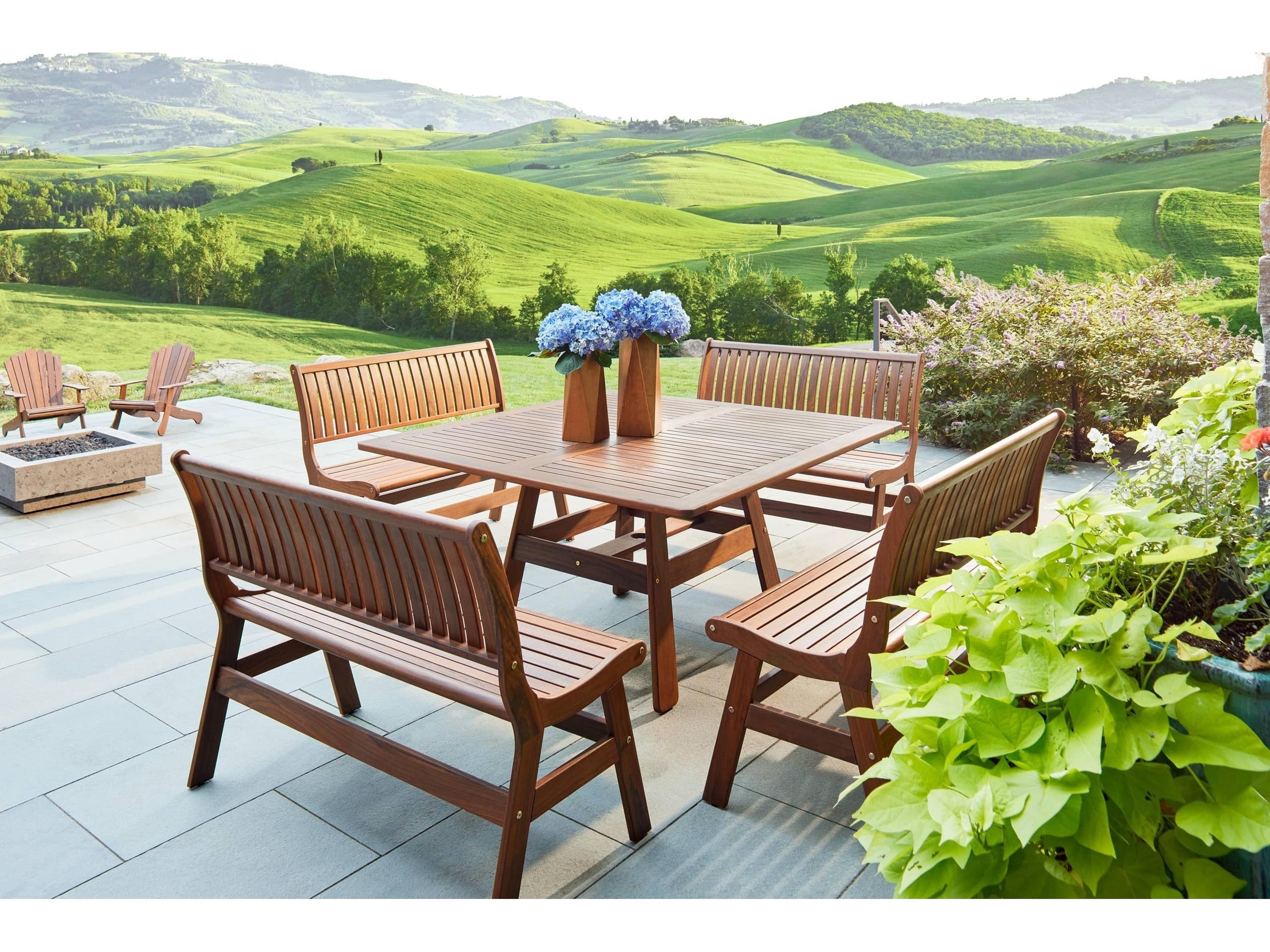 Jensen Outdoor Furniture Heritage IPE Beechworth 53" Square Dining Table