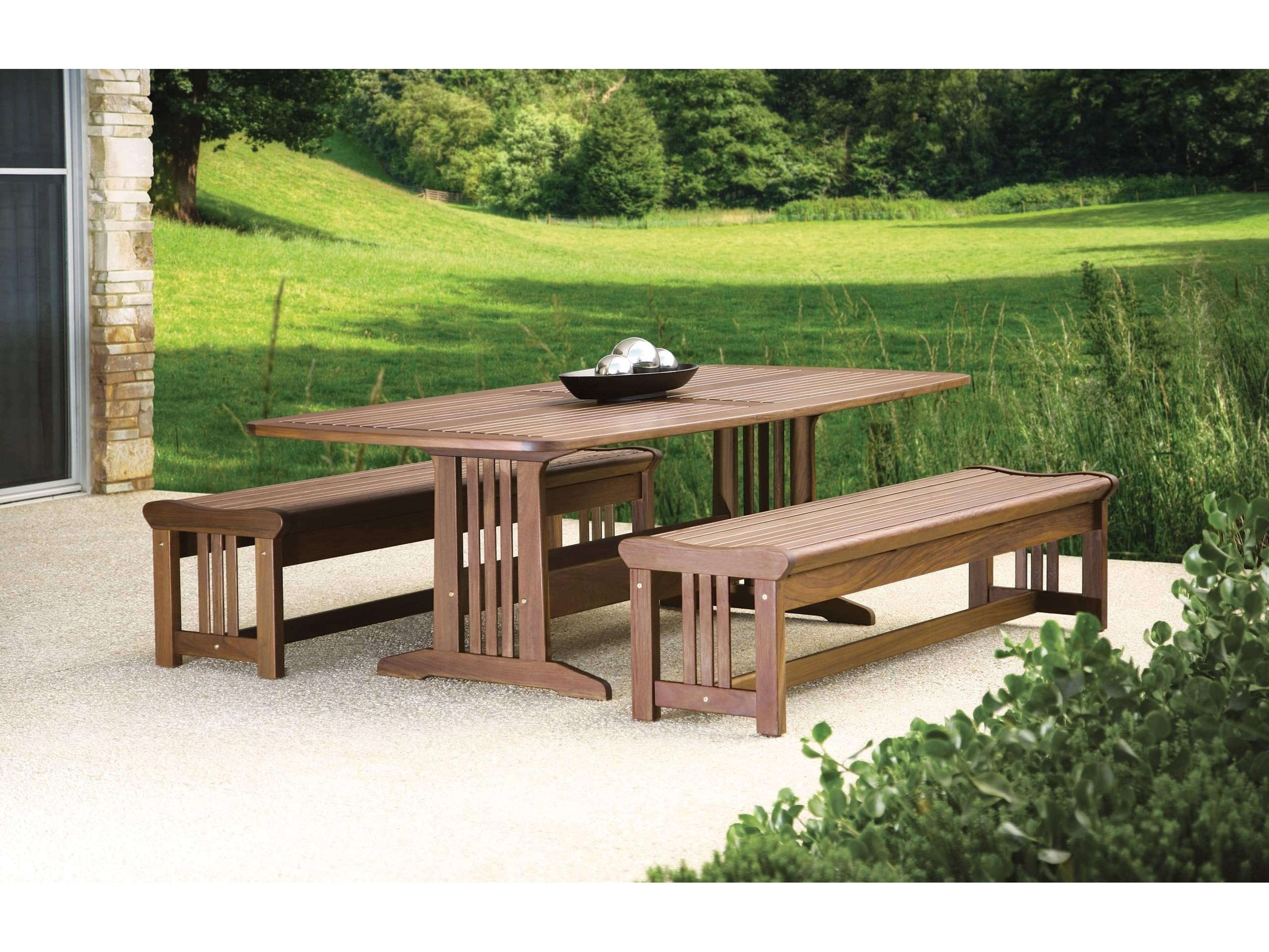 Jensen Outdoor Furniture Heritage IPE Lincoln 72" Backless Bench