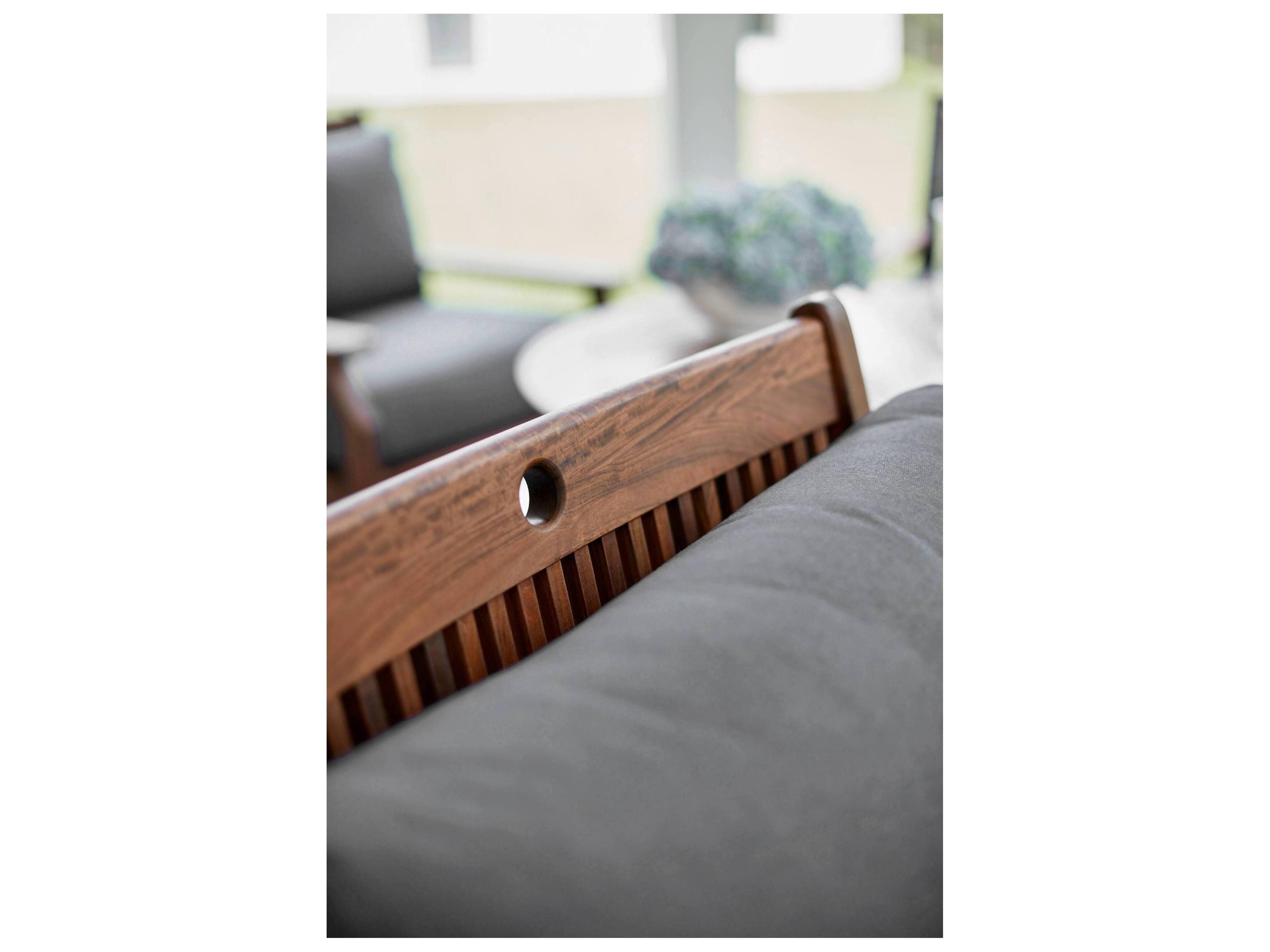 Jensen Outdoor Furniture Opal IPE Lounge Chair with Hi Back Cushions