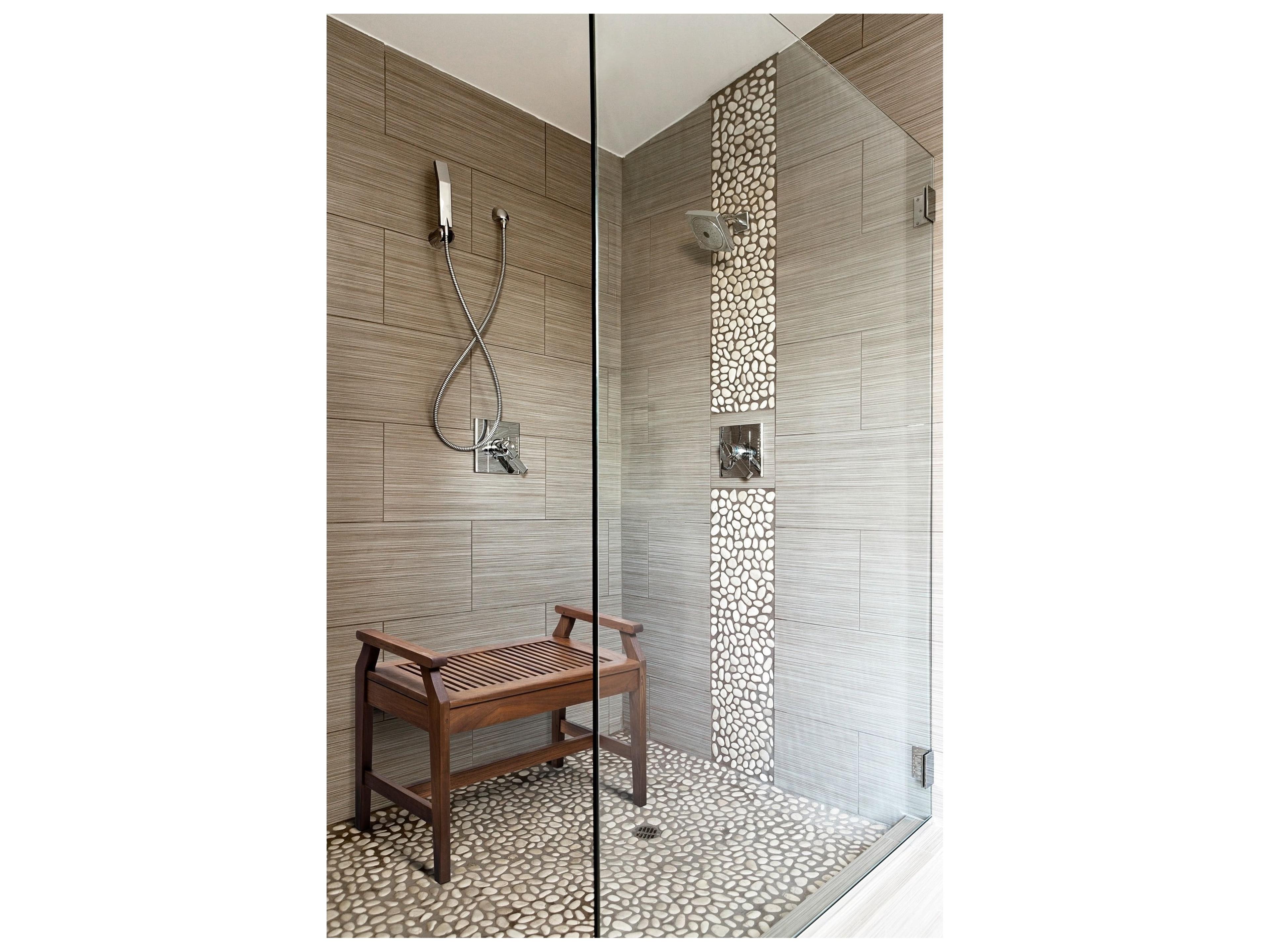 Jensen Outdoor Furniture Opal IPE 30" Bench with Arms