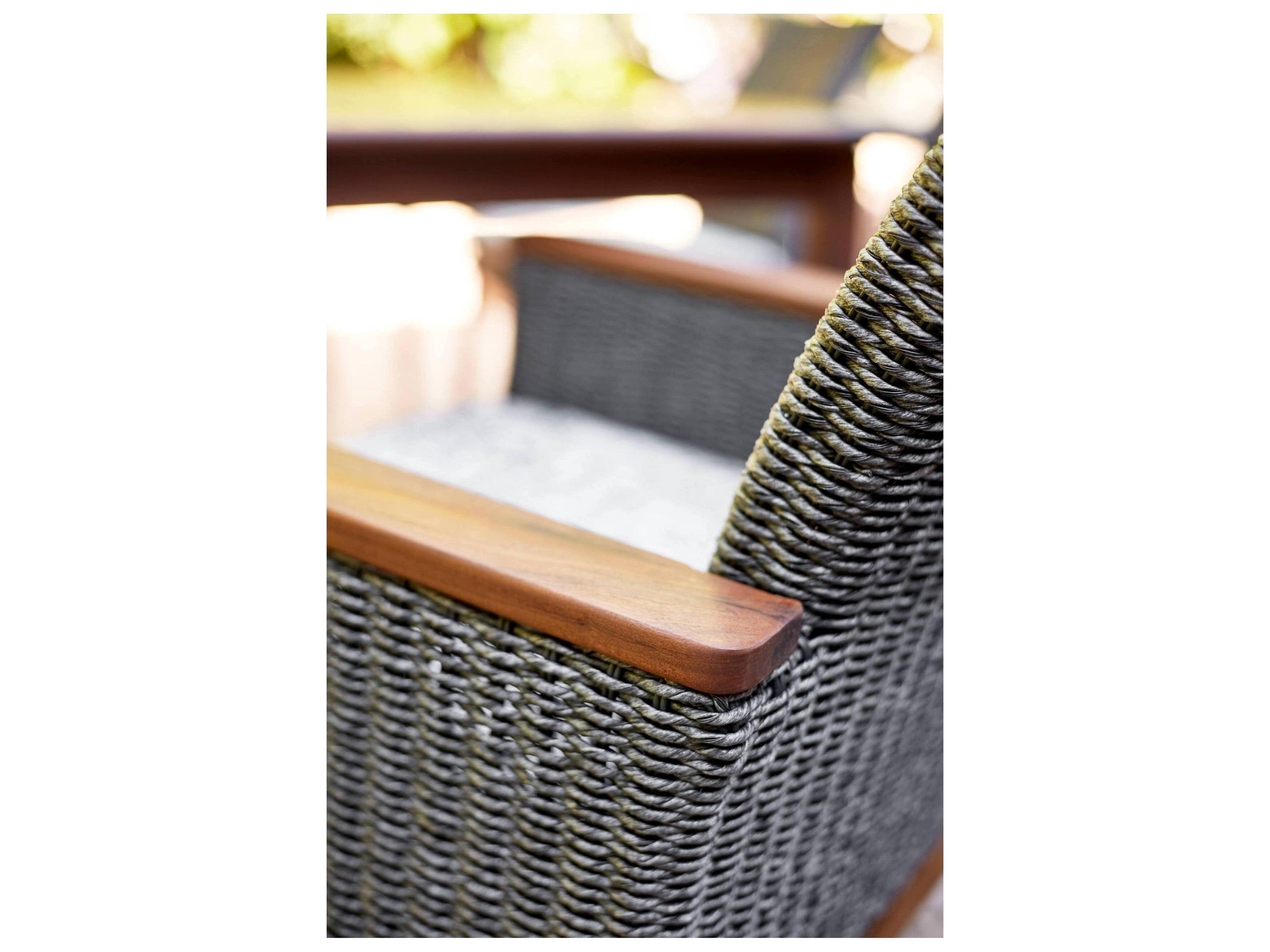 Jensen Coral Arm Chair/Gray Replacement Cushions