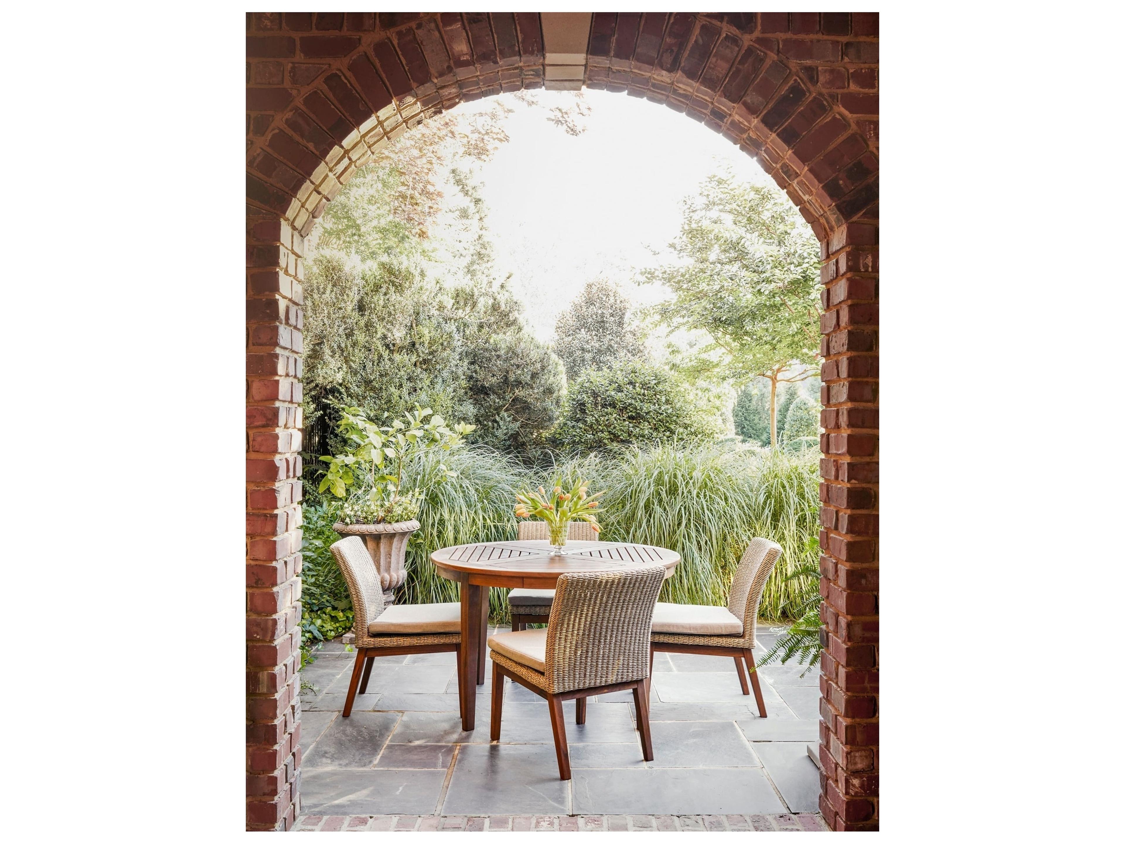 Jensen Outdoor Furniture Coral IPECora Side Chair in Natural