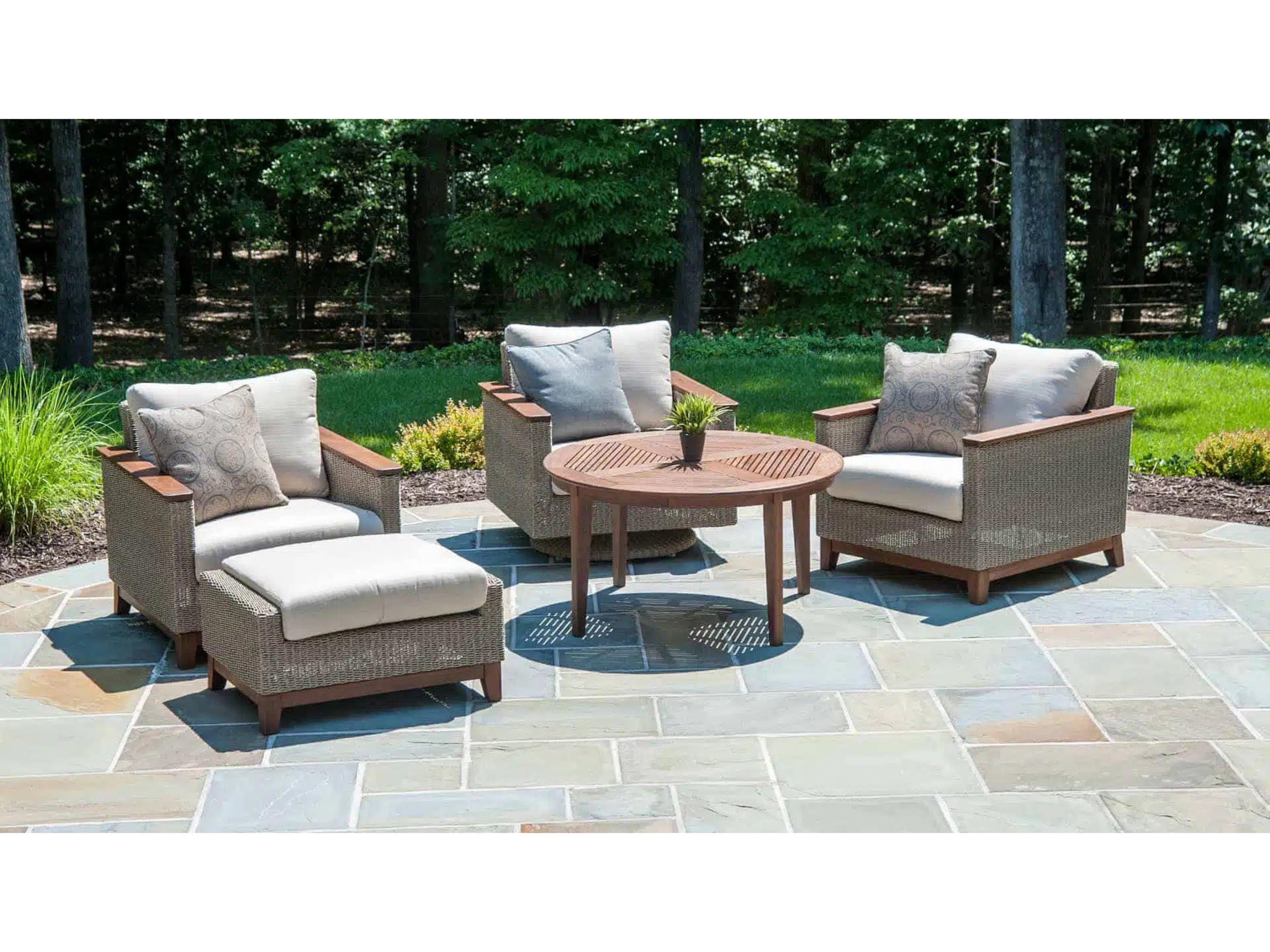 Jensen Coral Swivel Rocker/Natural Set Replacement Cushions