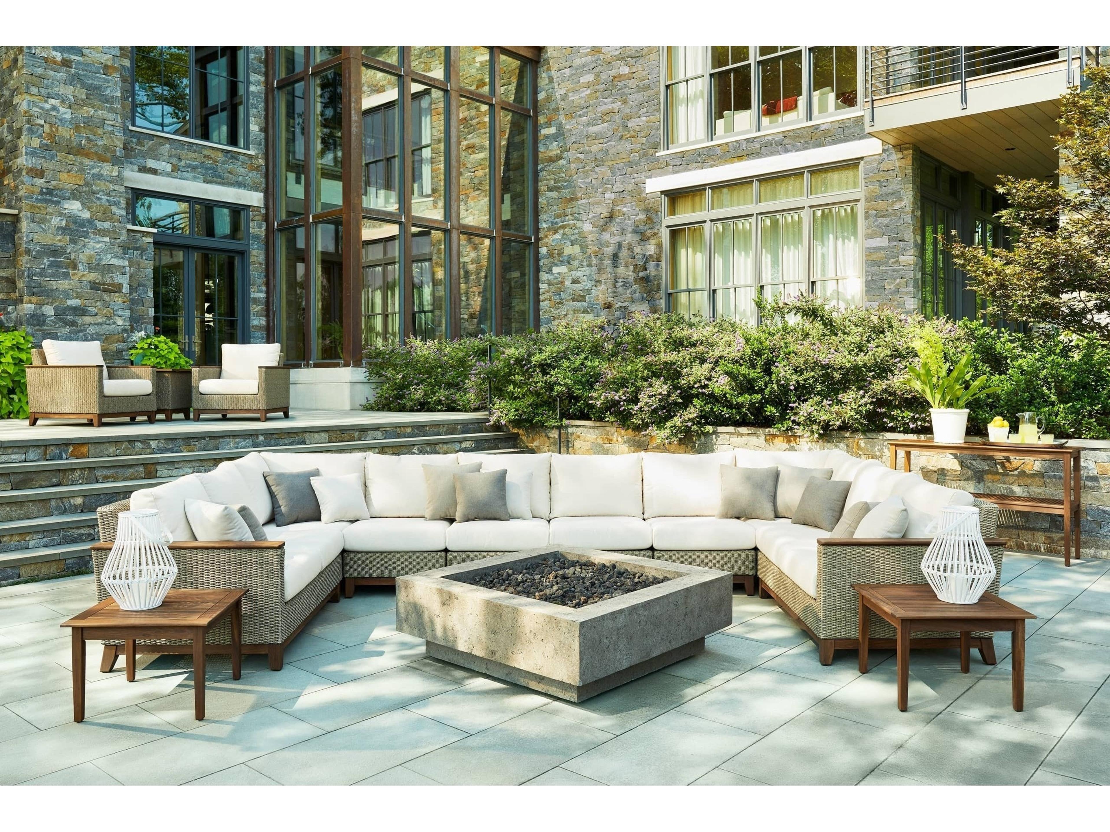 Jensen Coral Sectional Right Seat/Natural Set Replacement Cushions