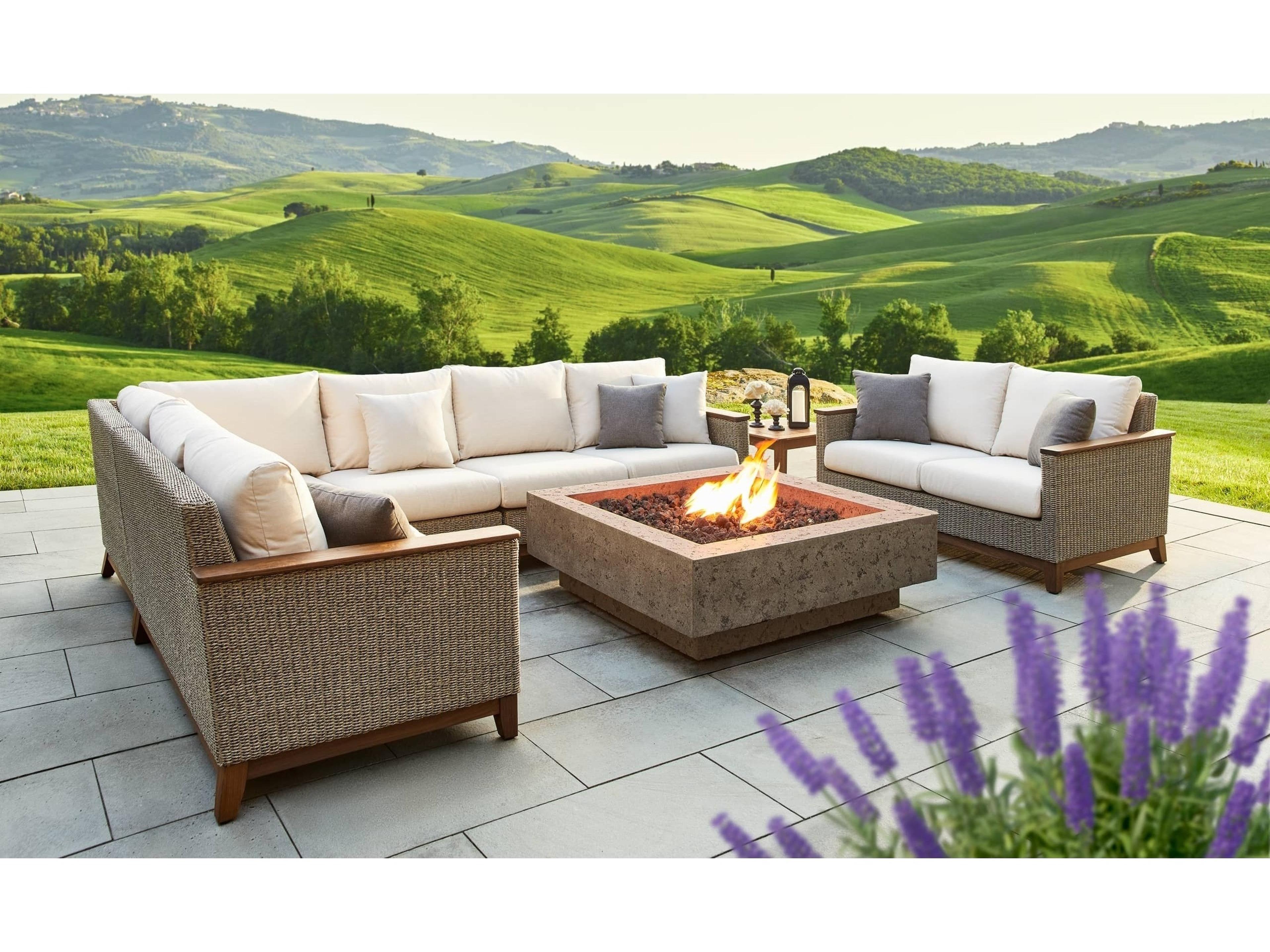 Jensen Coral Sectional Extension Seat/Natural Set Replacement Cushions