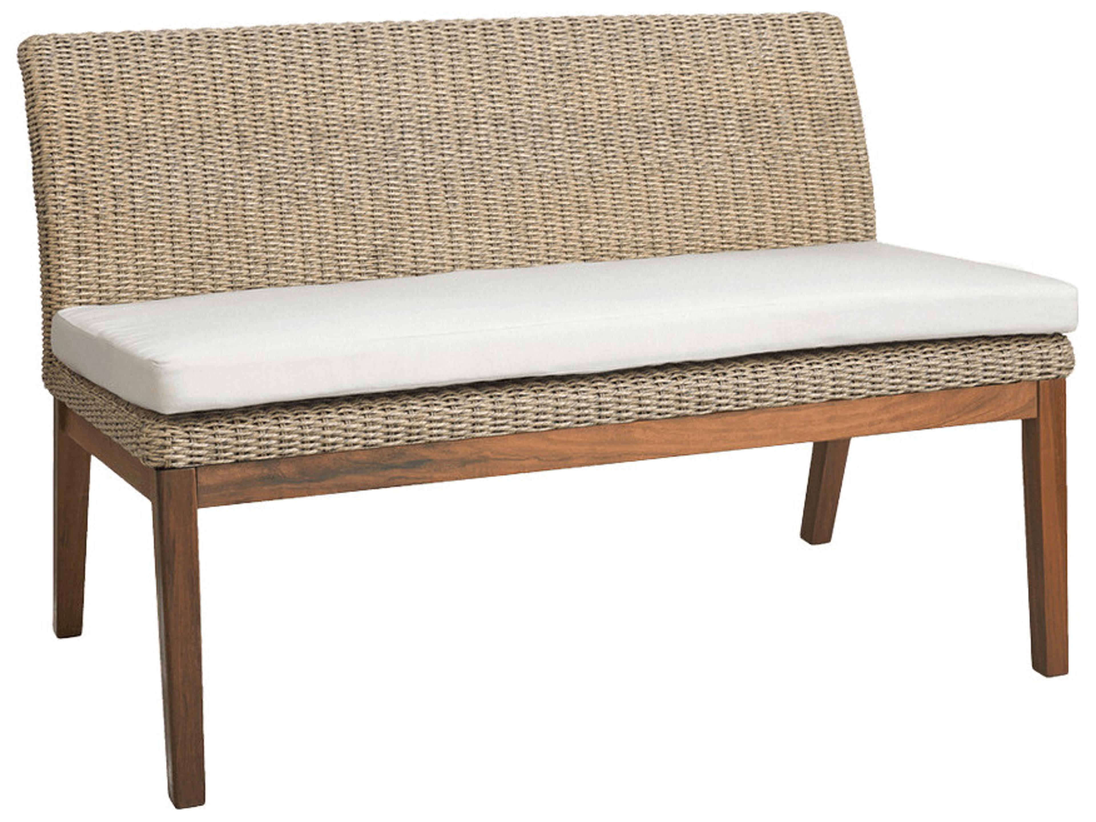 Coral 46 inch Bench without Arms Natural Ipe