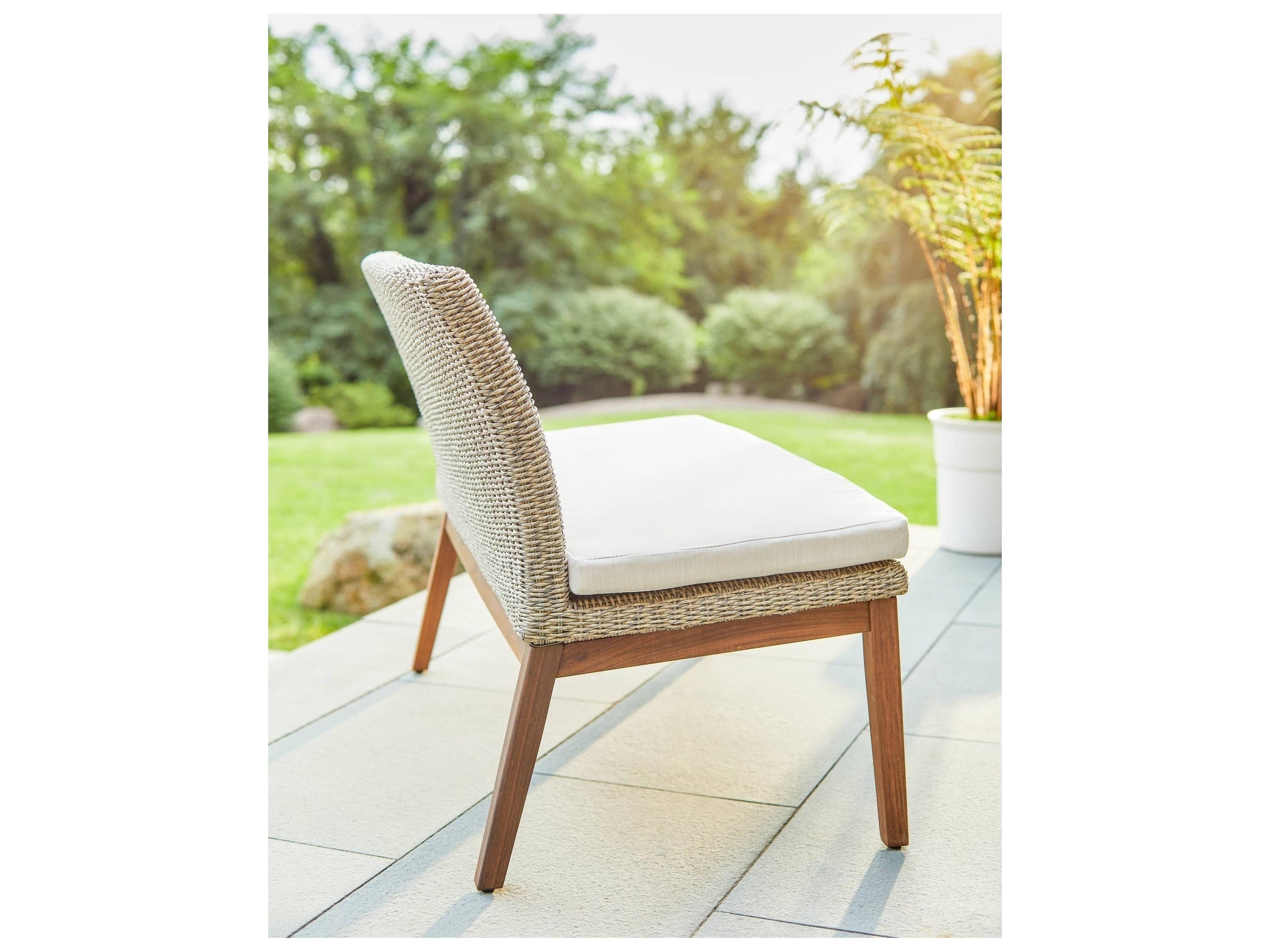 Jensen Outdoor Furniture Coral IPE 46" Bench without Arms /Natural