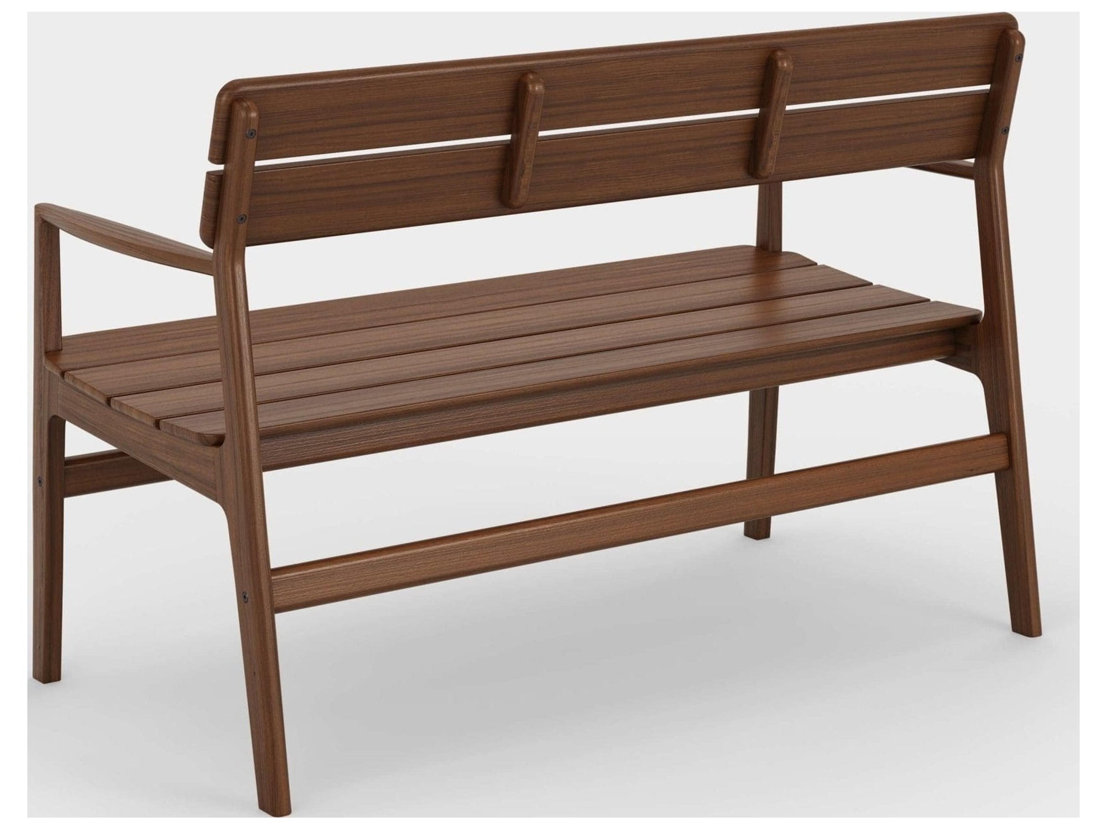 Jensen Outdoor Innova Aurora 48" Bench with Arms Seat Replacement Cushions