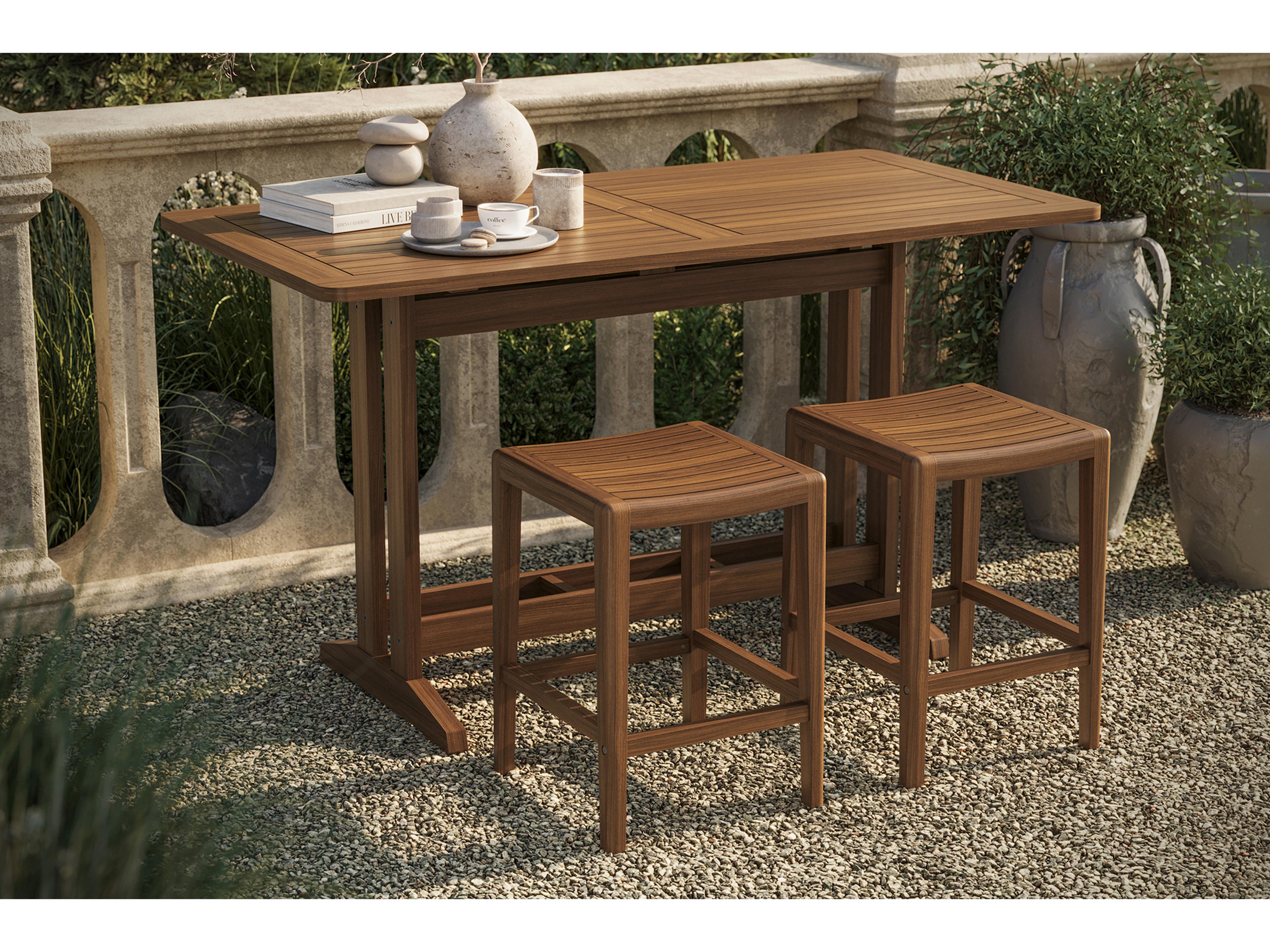 Jensen Outdoor Furniture Innova IPE Enza Counter Height Stool