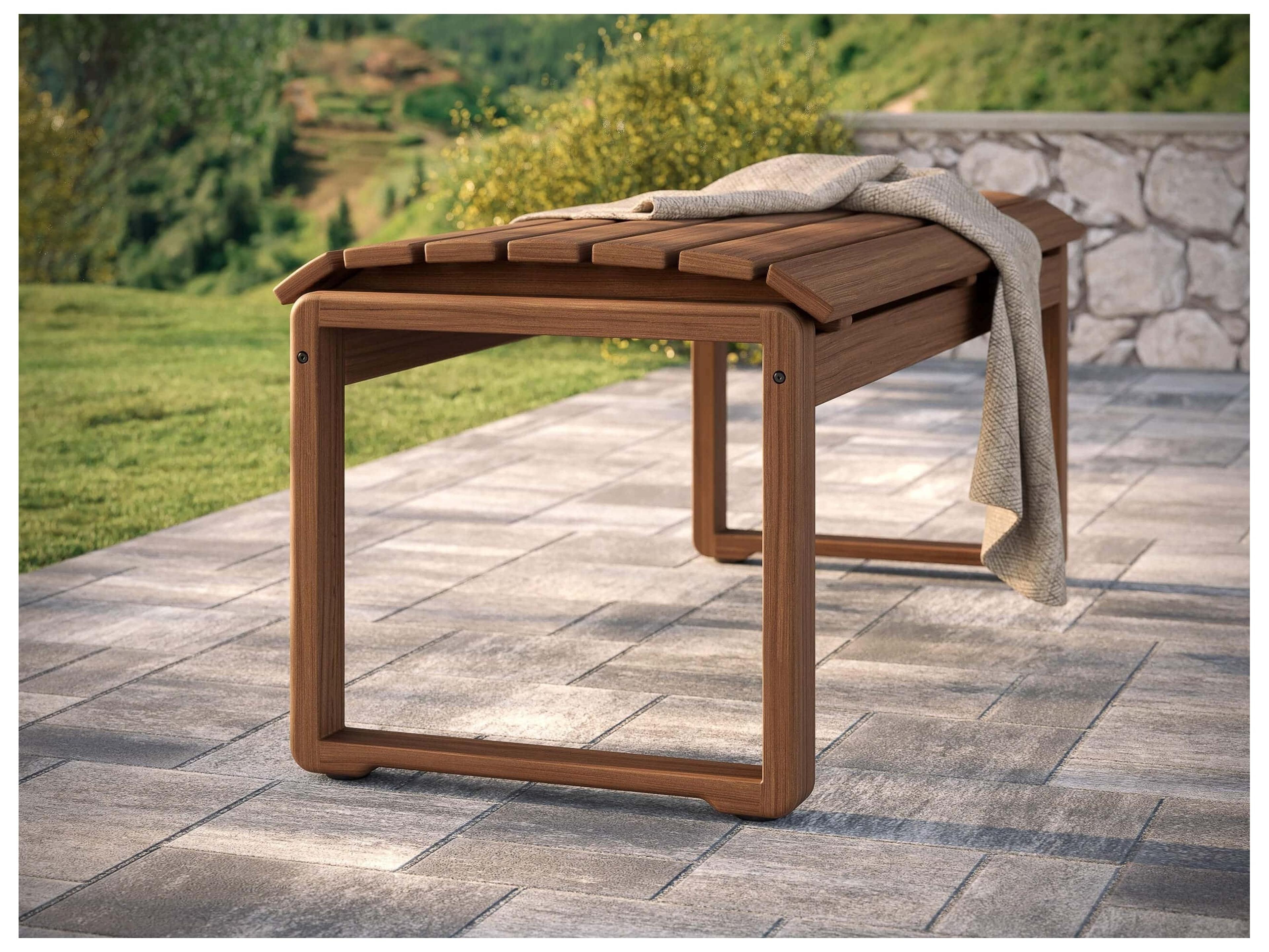 Jensen Outdoor Furniture Innova IPE Melody 43" Backless Bench