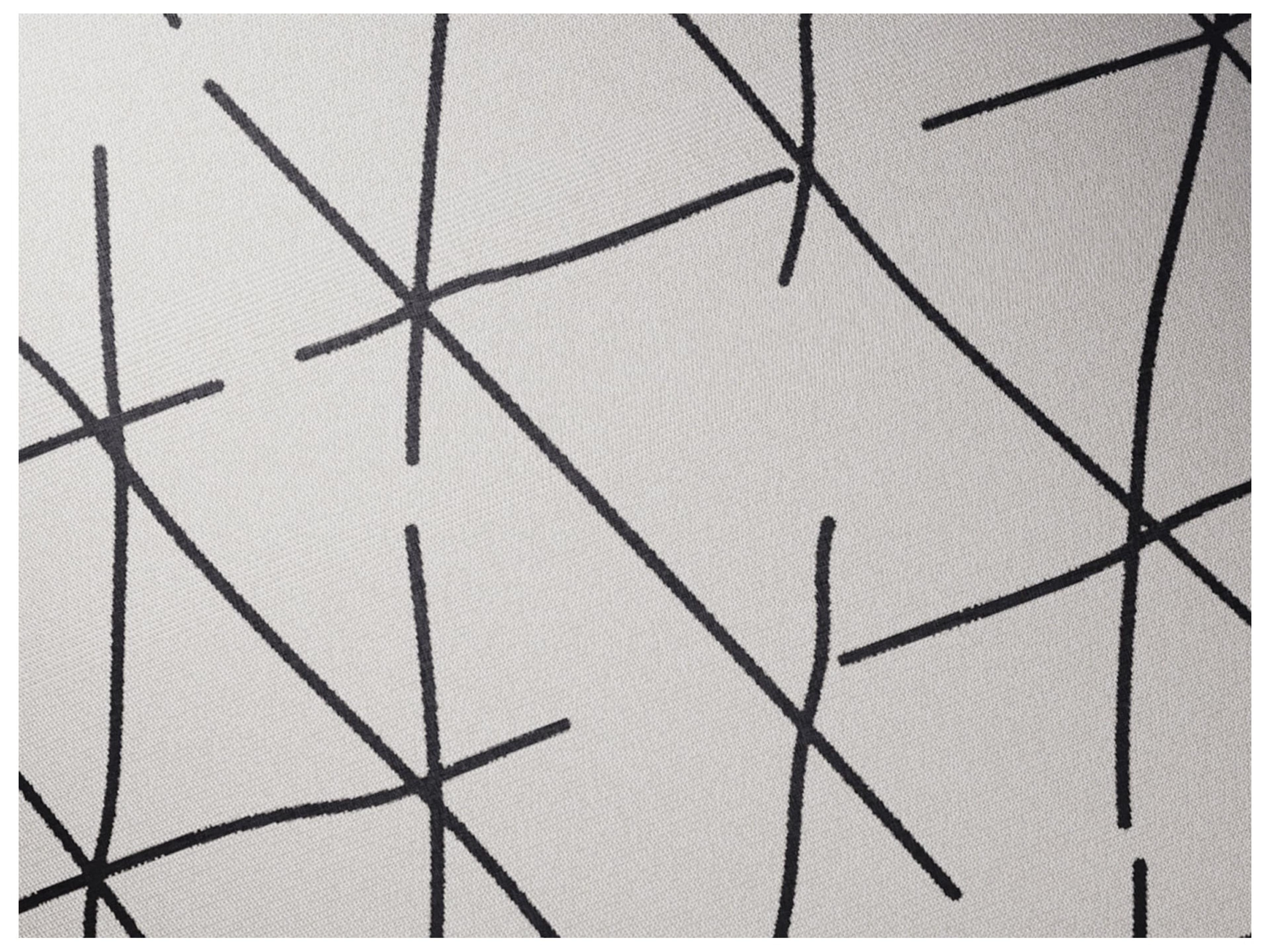 Jensen Outdoor Performance Plume Embroidery 20" x 20" Scratch - Ivory/Charcoal