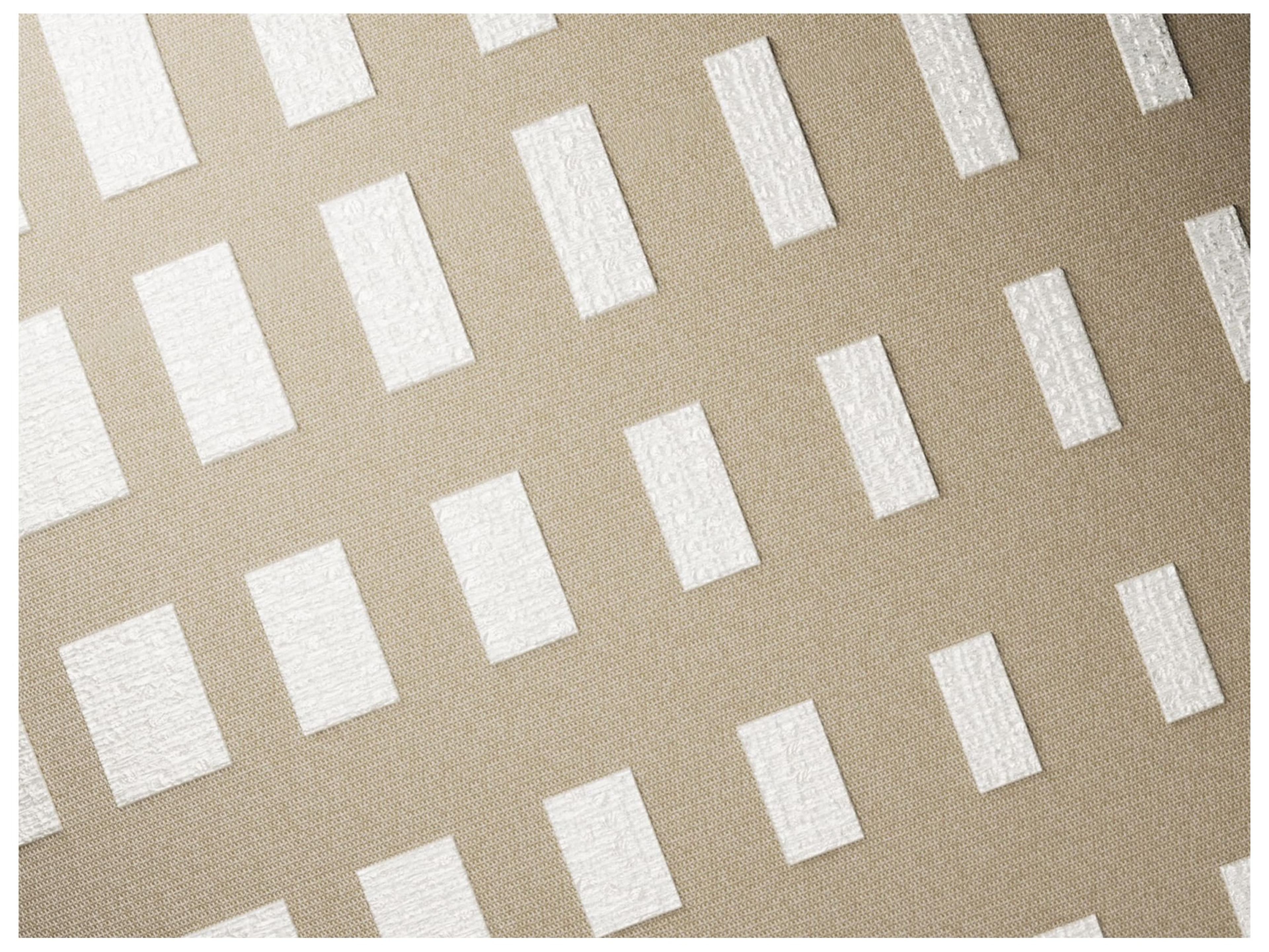 Jensen Outdoor Performance Plume Embroidery 20" x 20" Shadow Block - Desert/Ivory