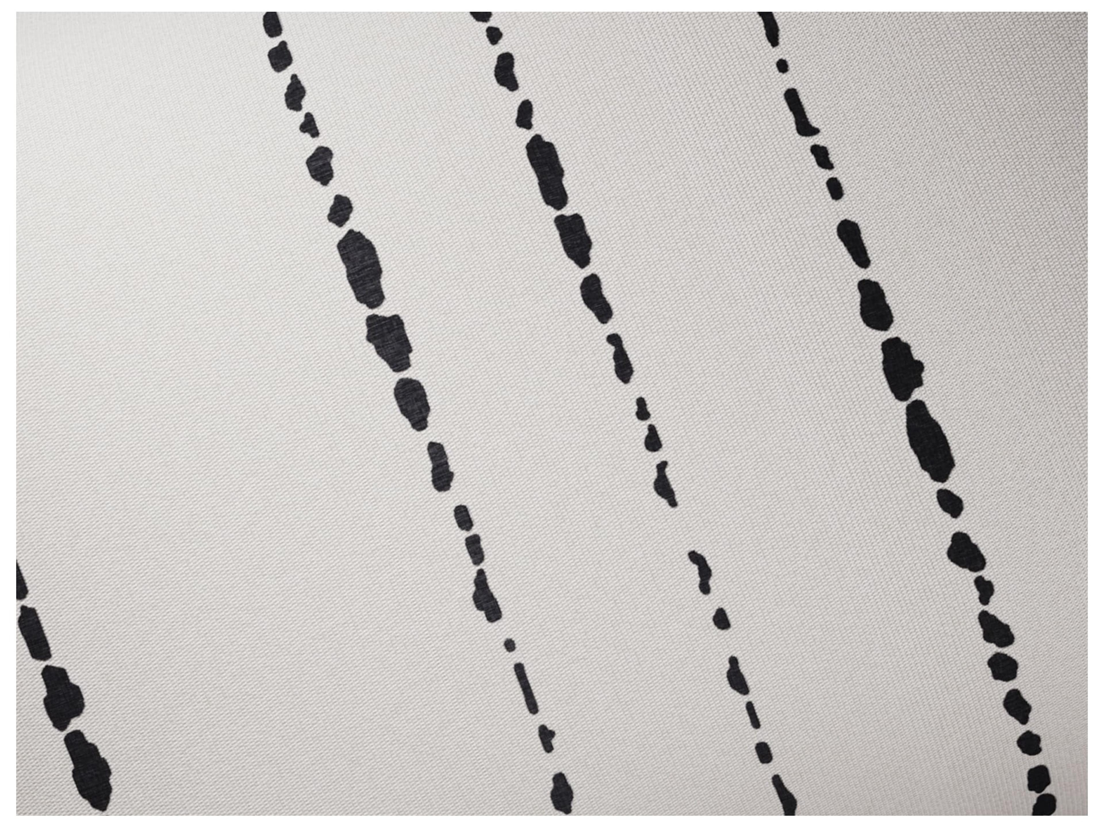 Jensen Outdoor Performance Plume Embroidery 14" x 22" Masai - Ivory/Charcoal