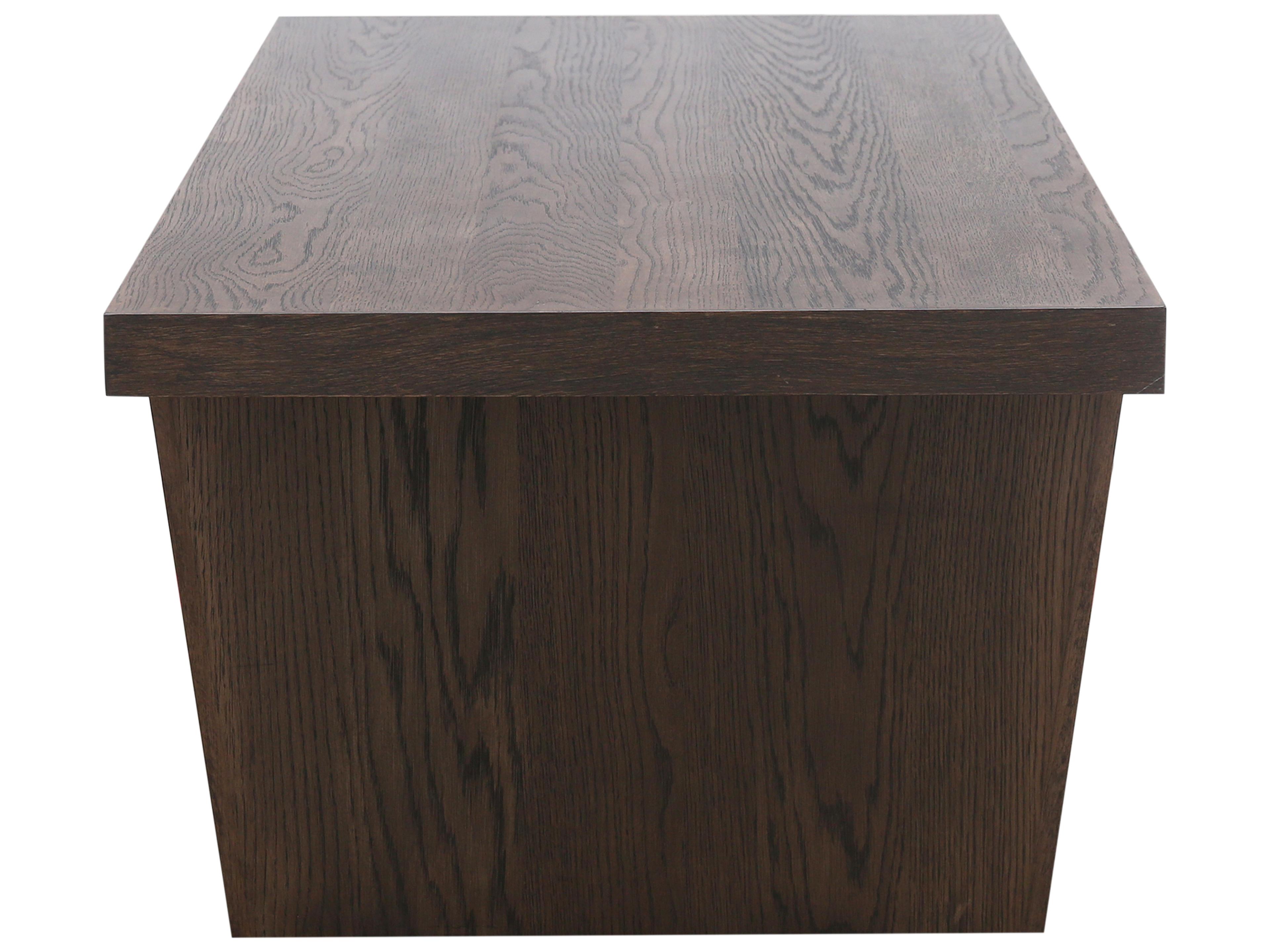 Unique Furniture Rock Rectangular Wood Coffee Table