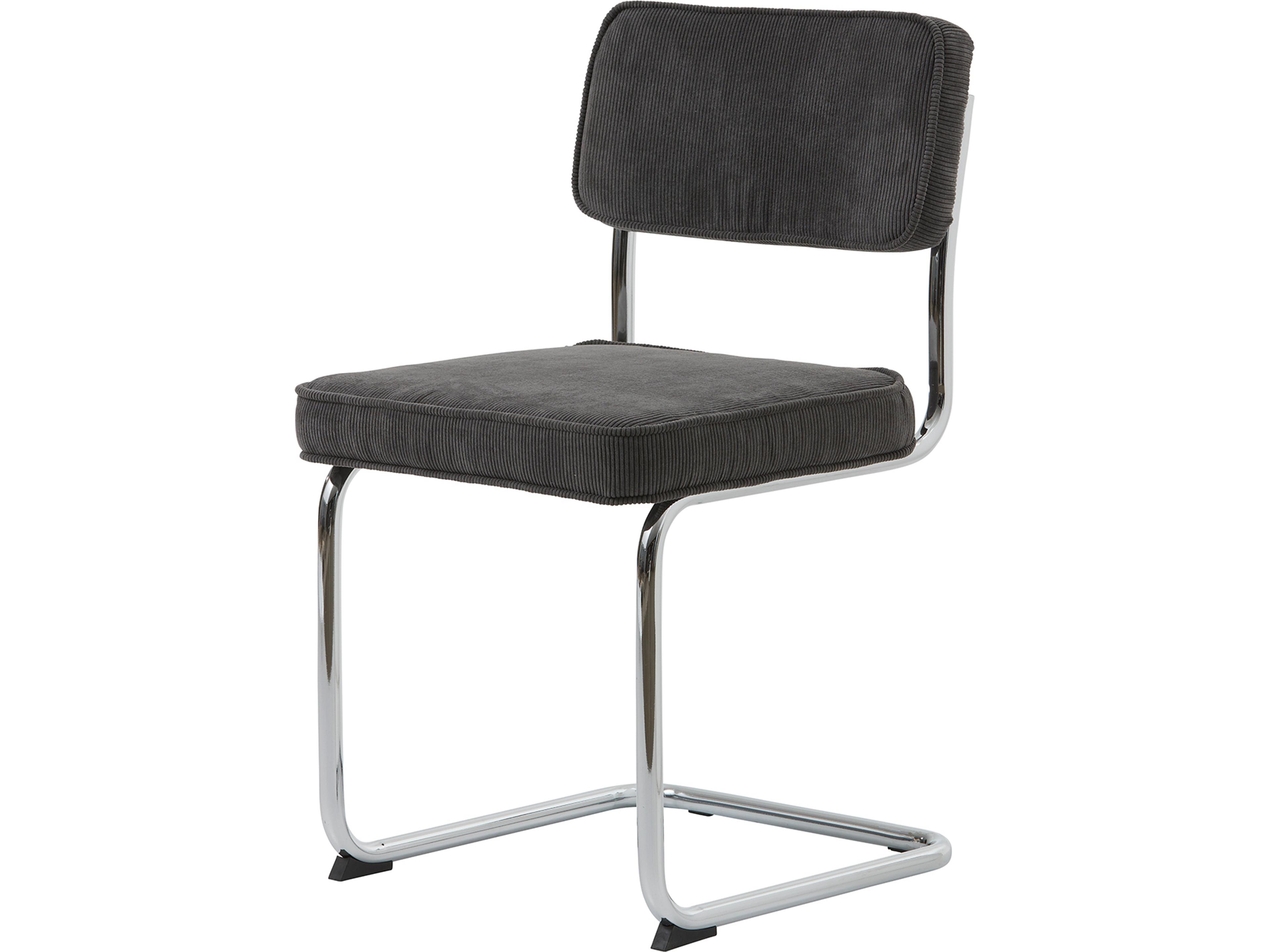 Rupert Gray Upholstered Armless Dining Chair Set of 2