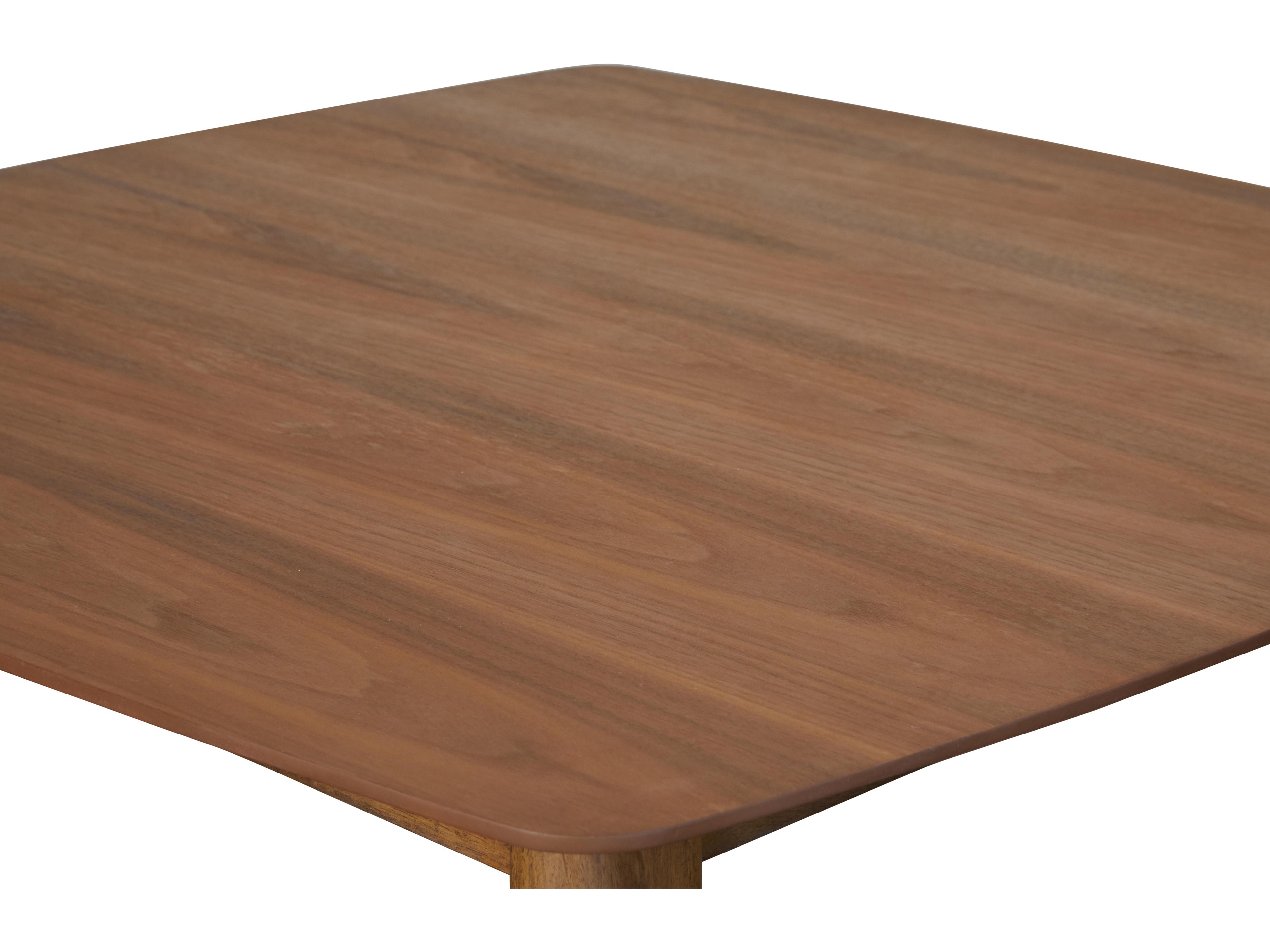 Unique Furniture Sedona Square Wood Walnut Dining Table