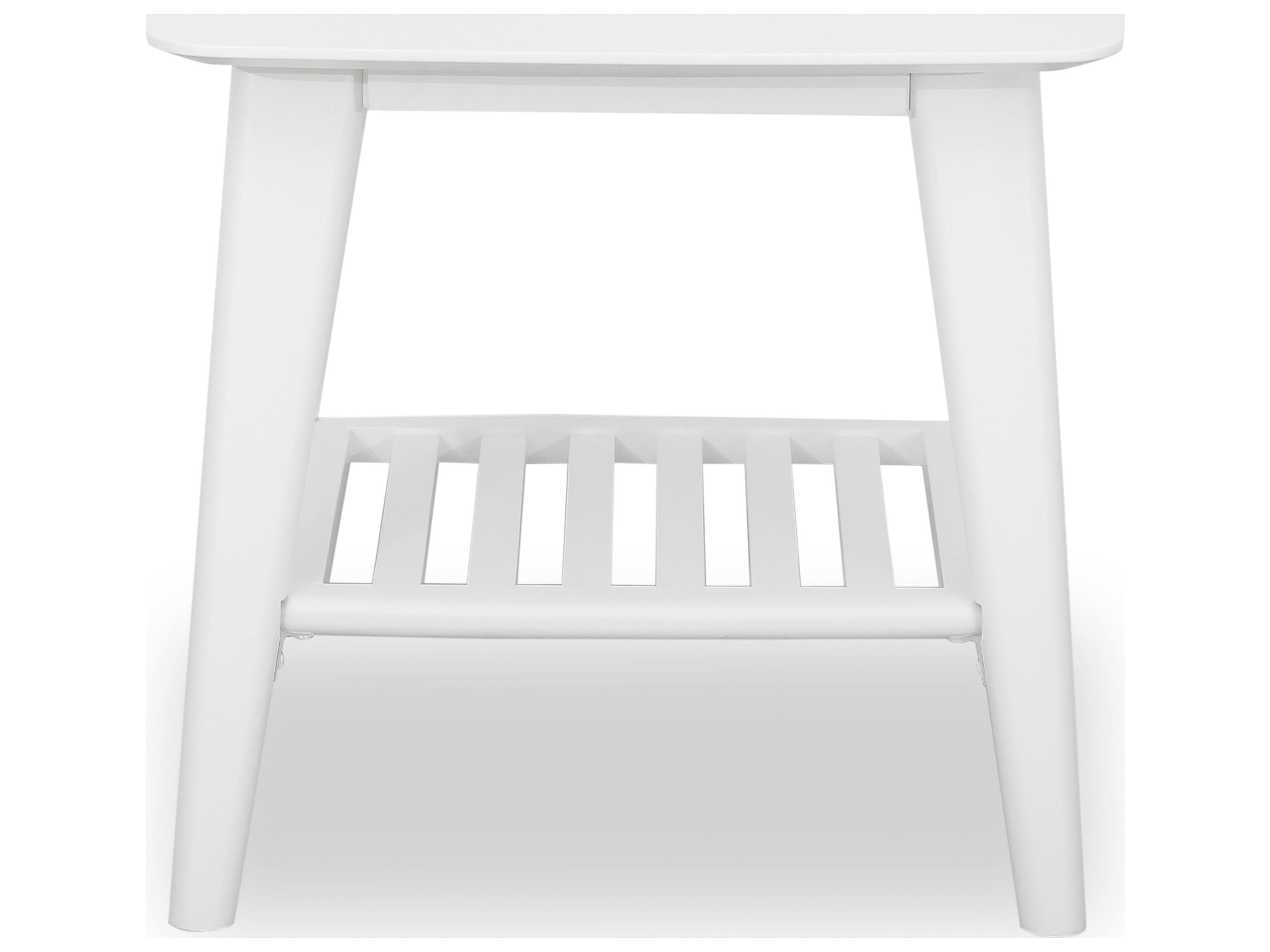 Sedona 1-Drawer Rubberwood Nightstand