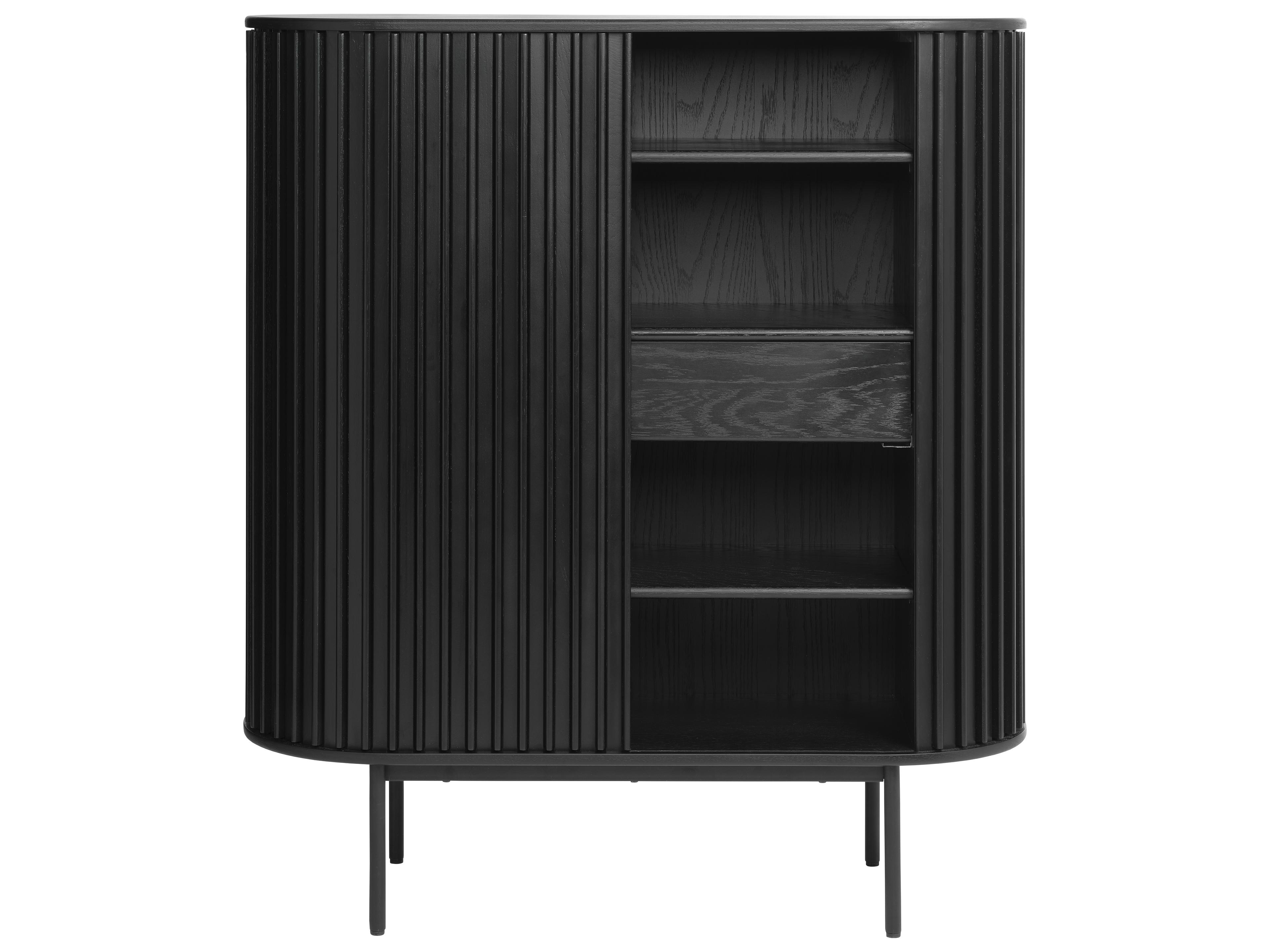 Unique Furniture Siena Black Oak Wood Accent Chest