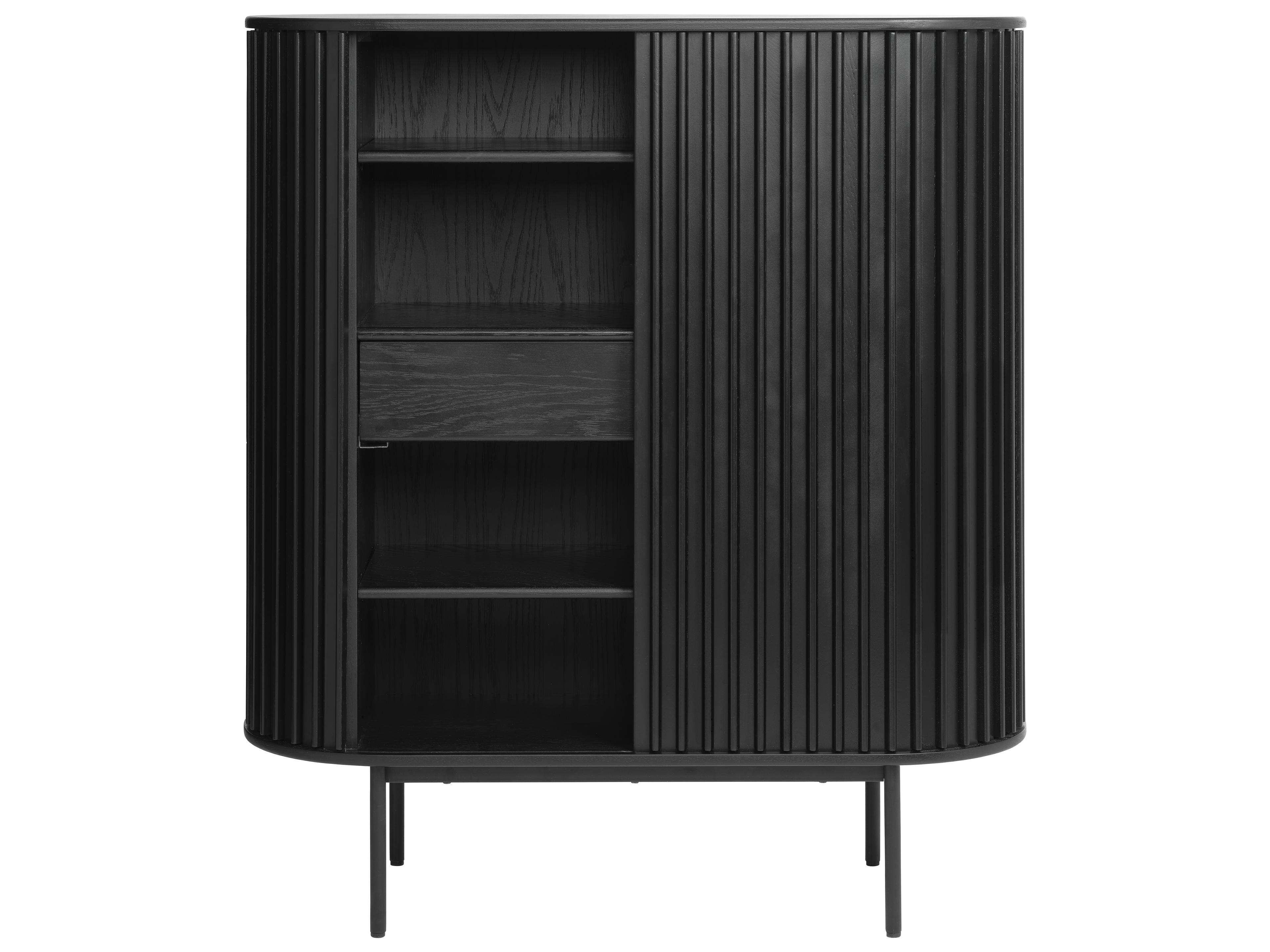 Unique Furniture Siena Black Oak Wood Accent Chest