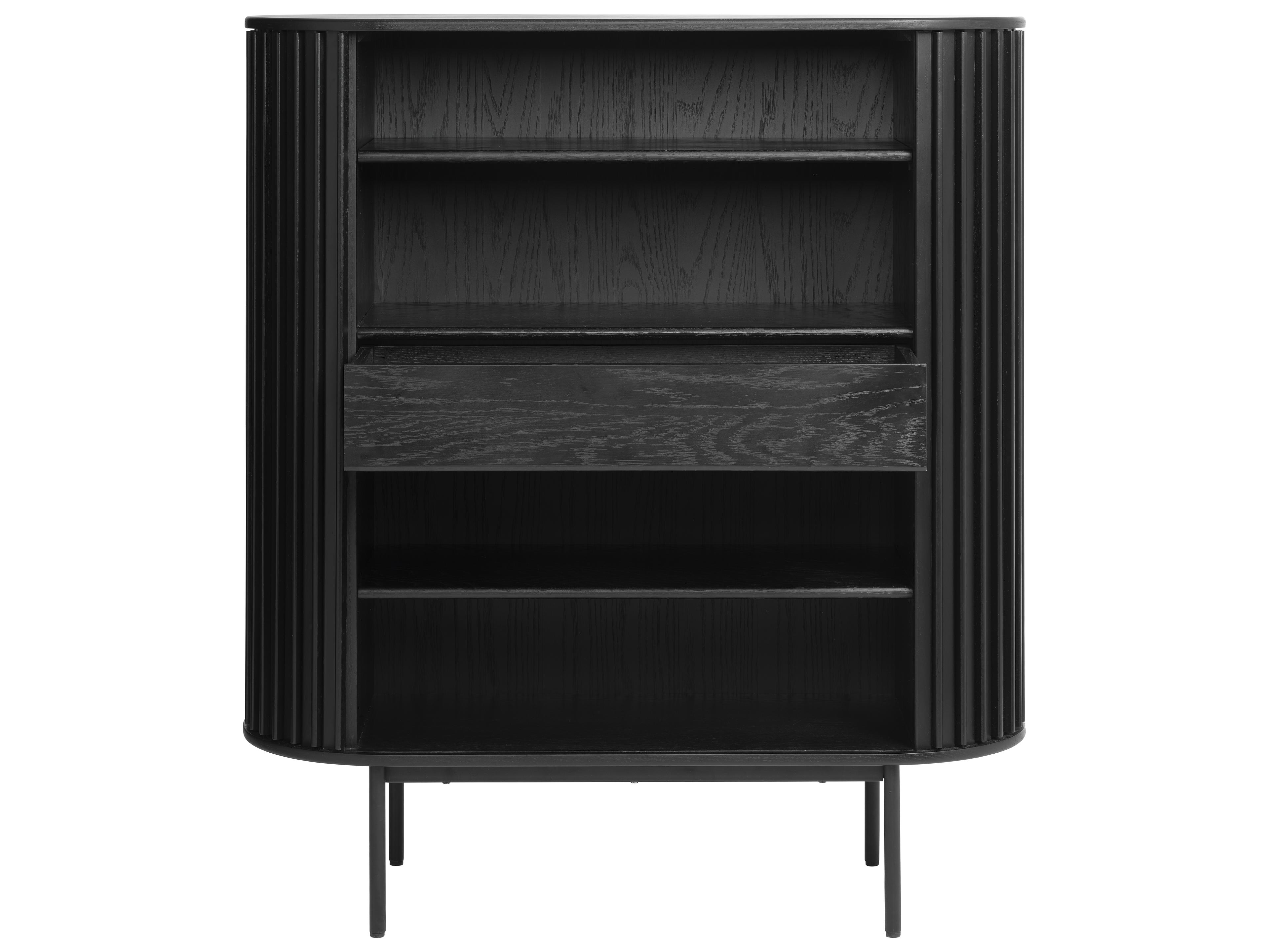 Unique Furniture Siena Black Oak Wood Accent Chest