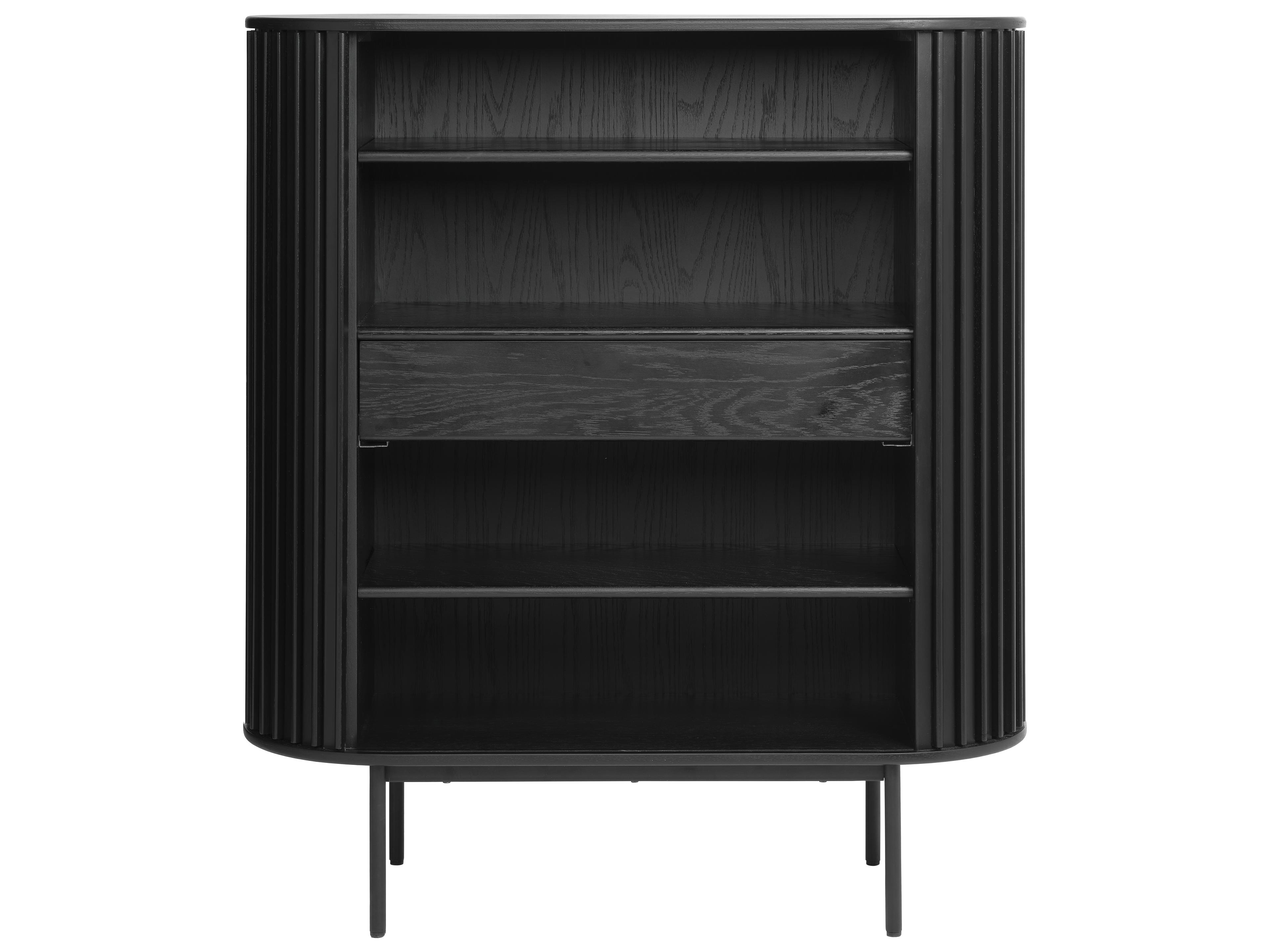 Unique Furniture Siena Black Oak Wood Accent Chest