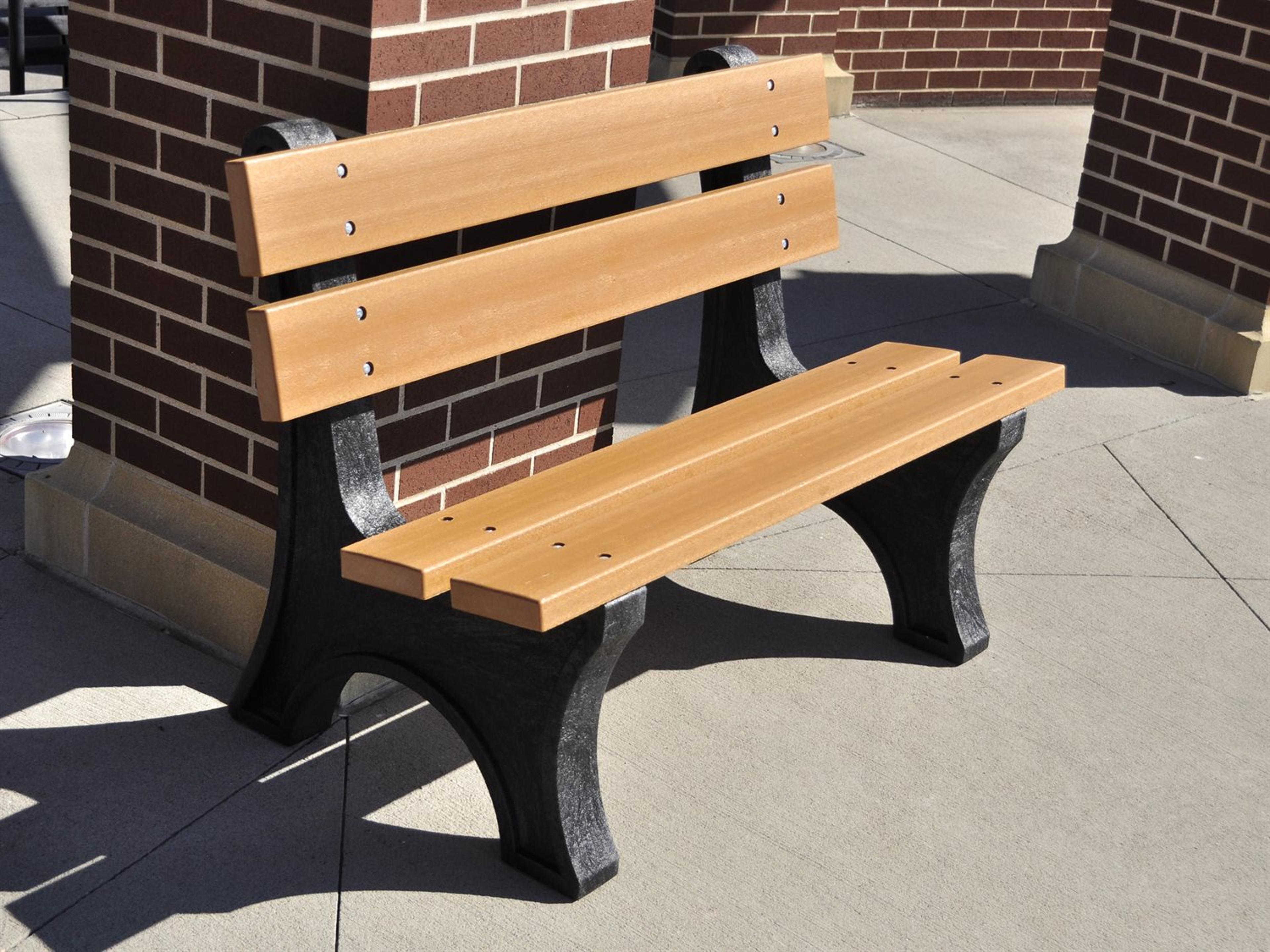 Colonial Recycled Plastic 4 ft. Patio Bench