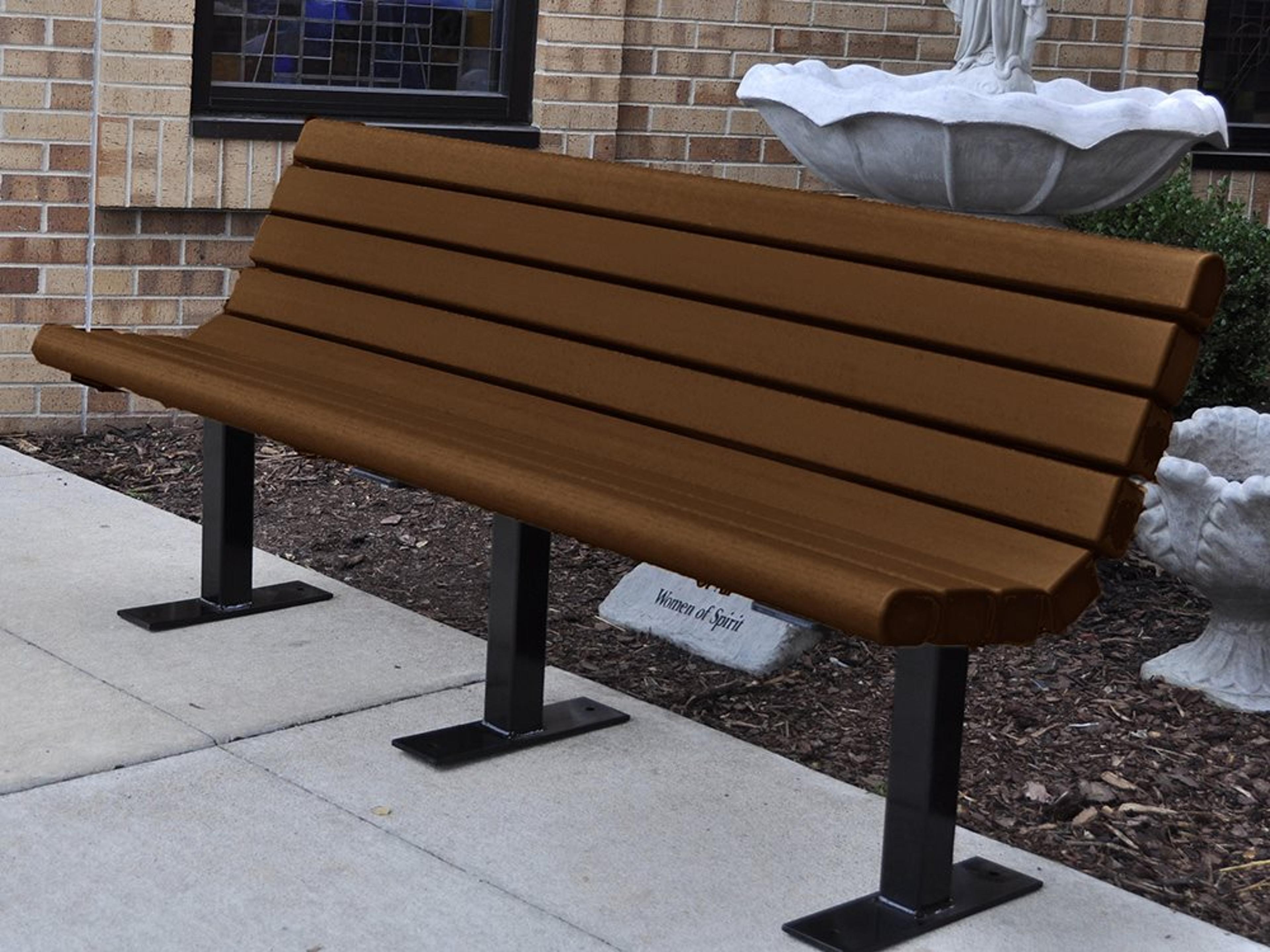 Jameson Steel 4 ft. Outdoor Patio Bench