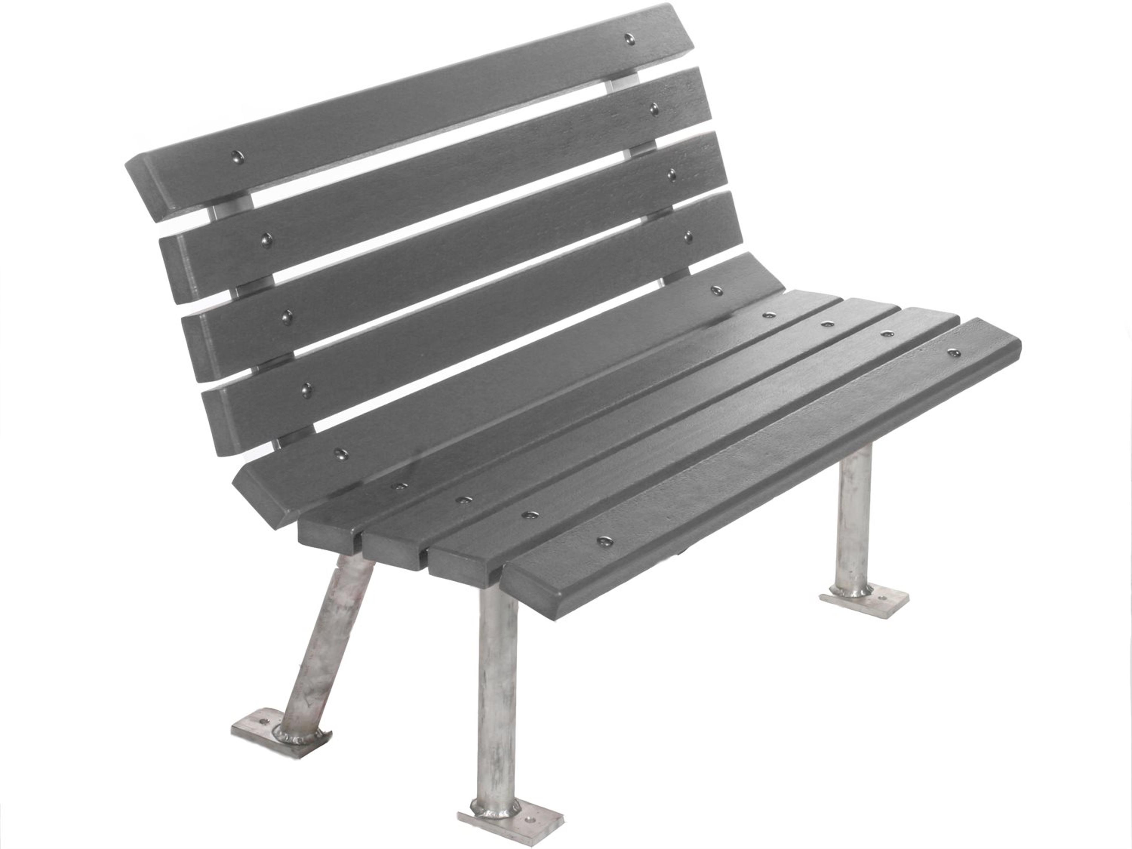 Frog Furnishings Saint Pete Aluminum 4 ft. Patio Bench