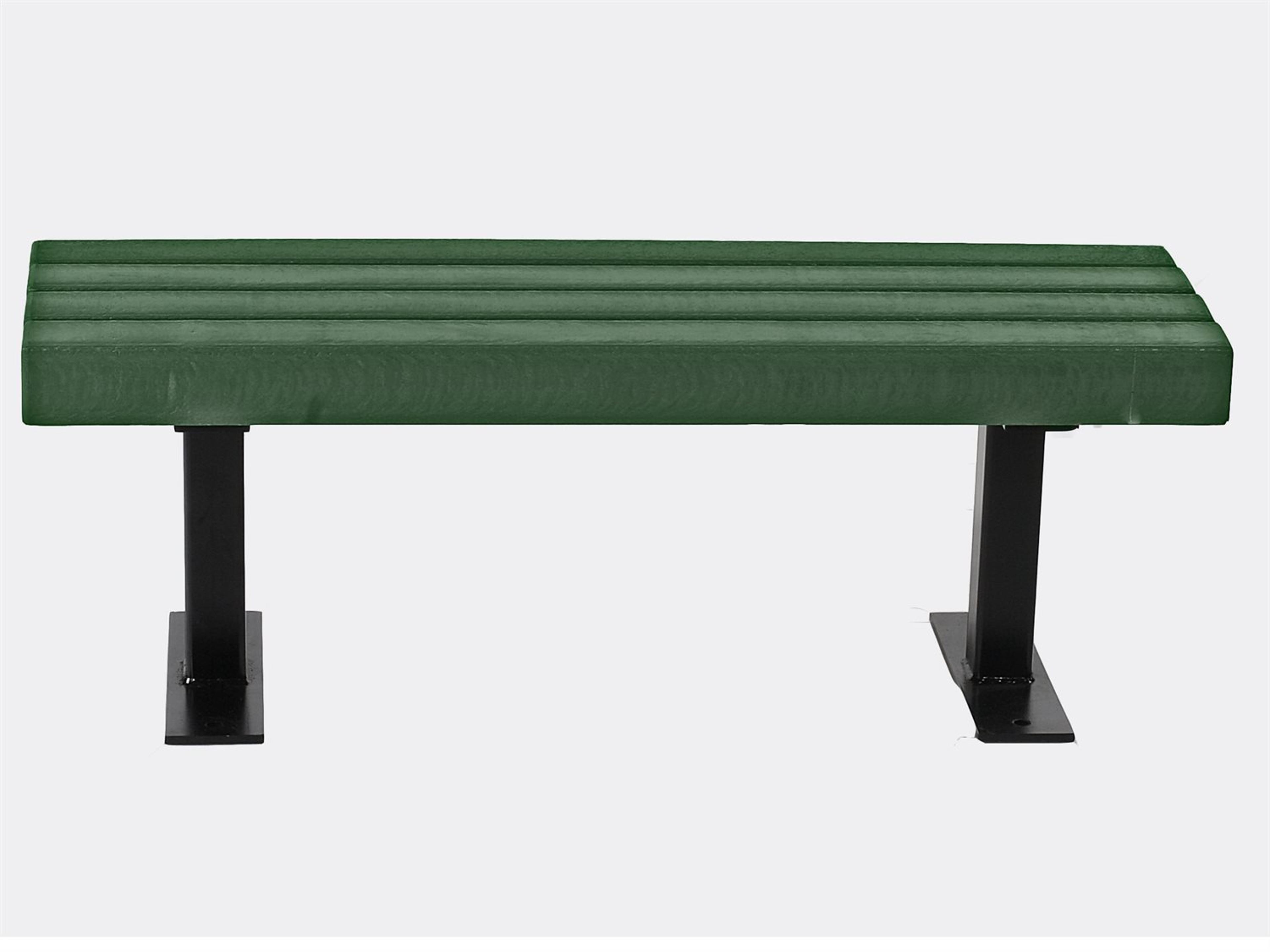 Frog Furnishings Trailside Steel 4 ft. Outdoor Bench