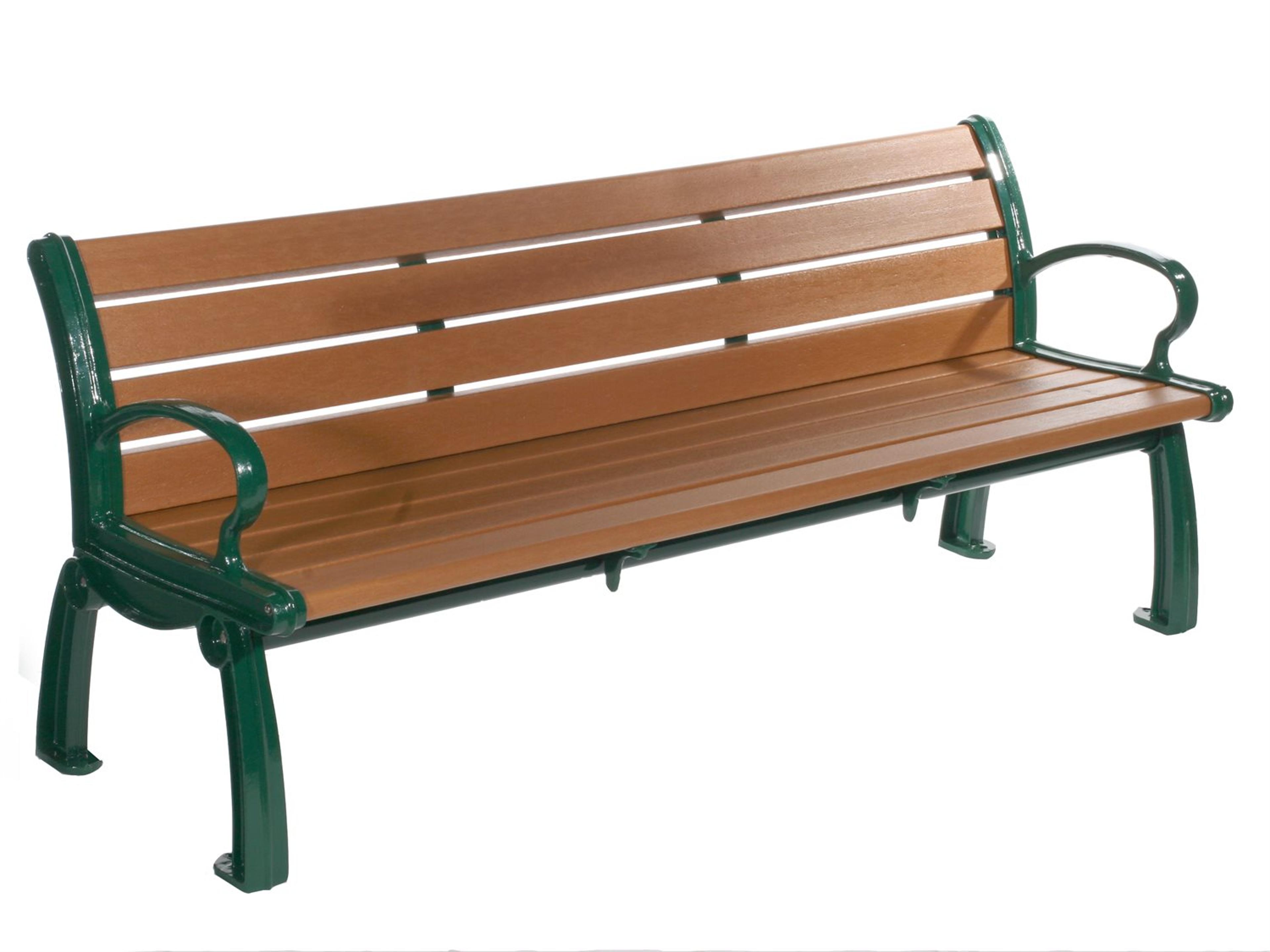 Frog Furnishings Heritage Cast Aluminum 5 ft. Outdoor Patio Bench