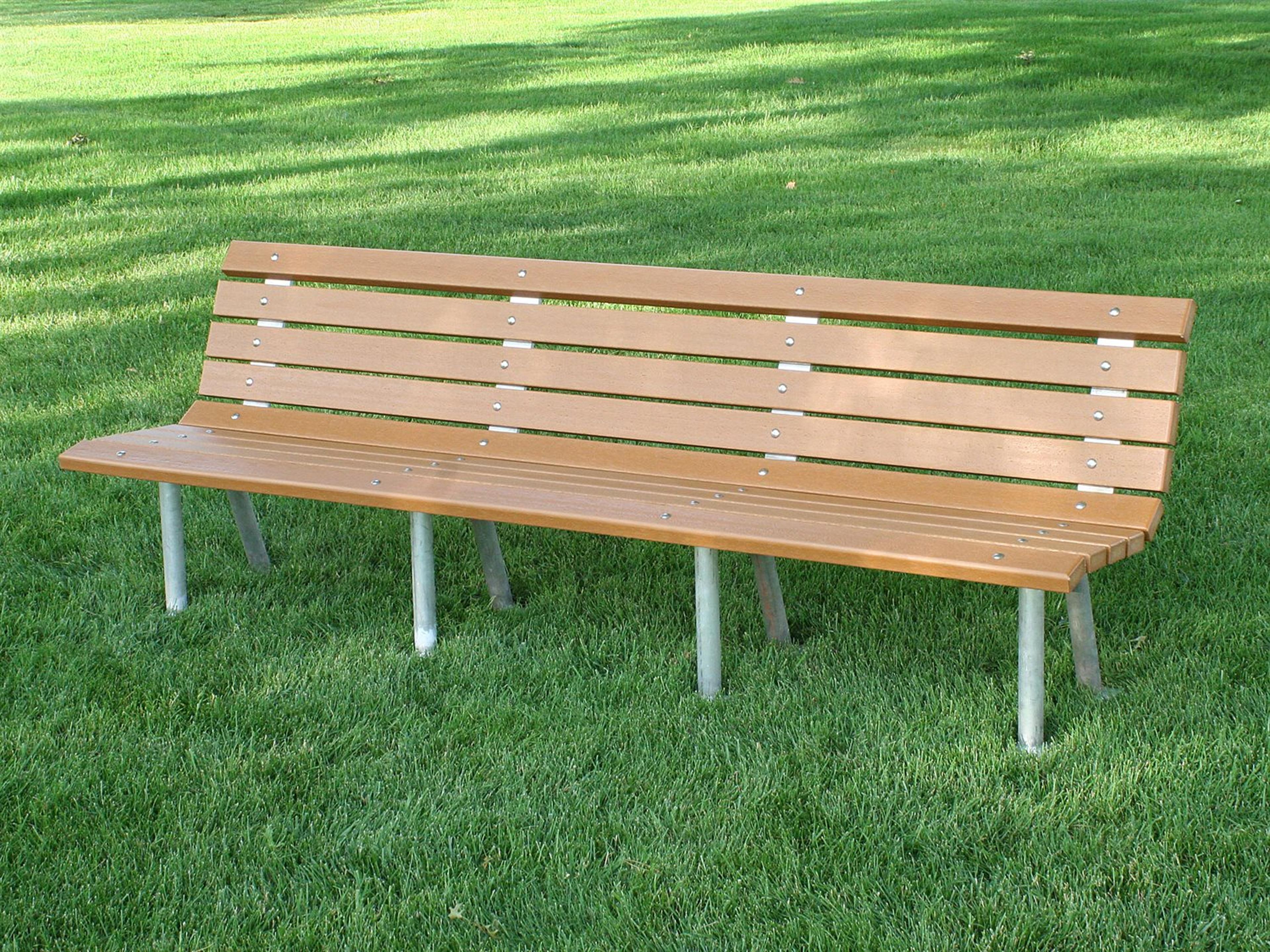 Frog Furnishings Saint Pete Aluminum 8 ft. Patio Bench