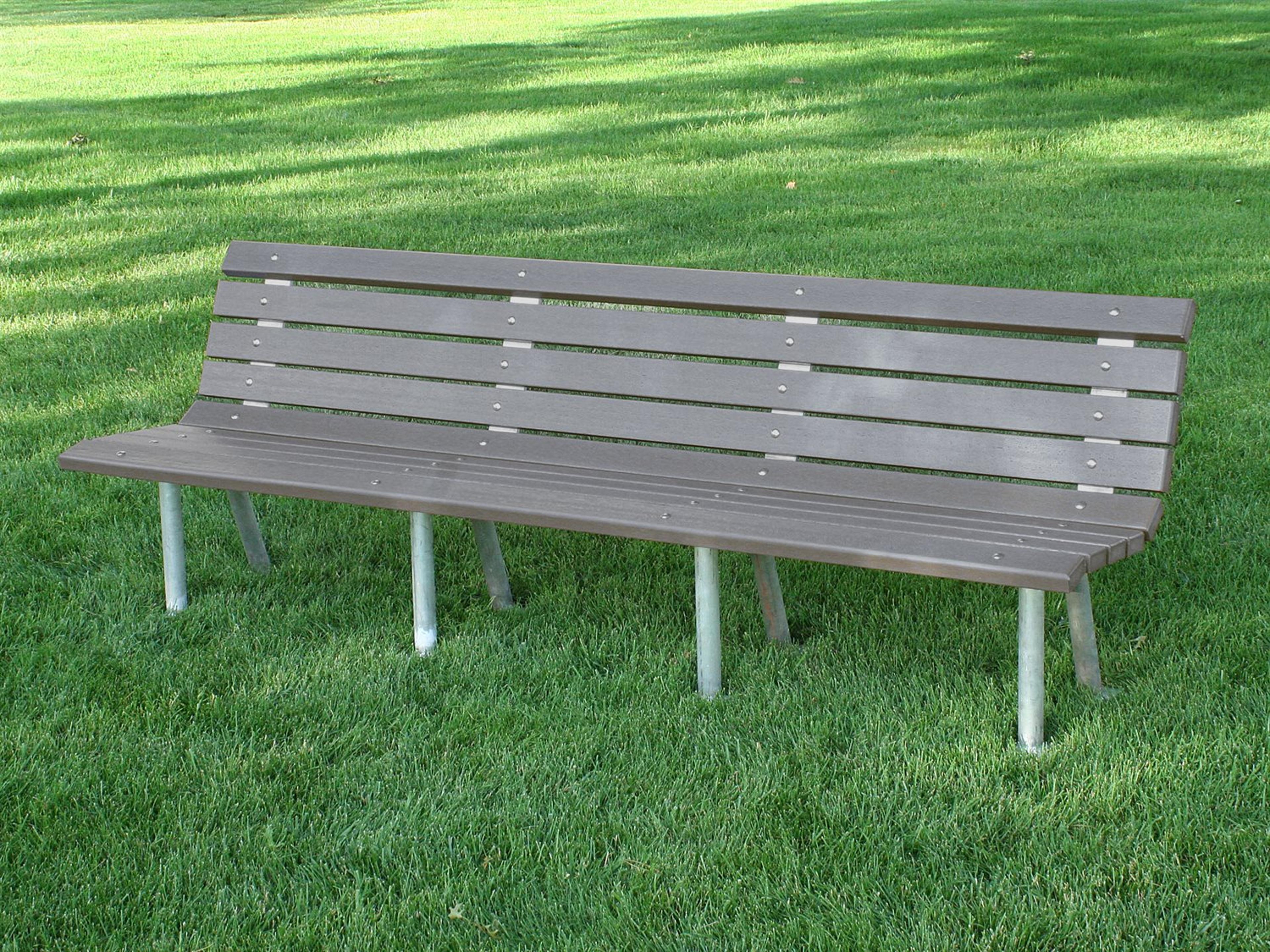 Frog Furnishings Saint Pete Aluminum 8 ft. Patio Bench