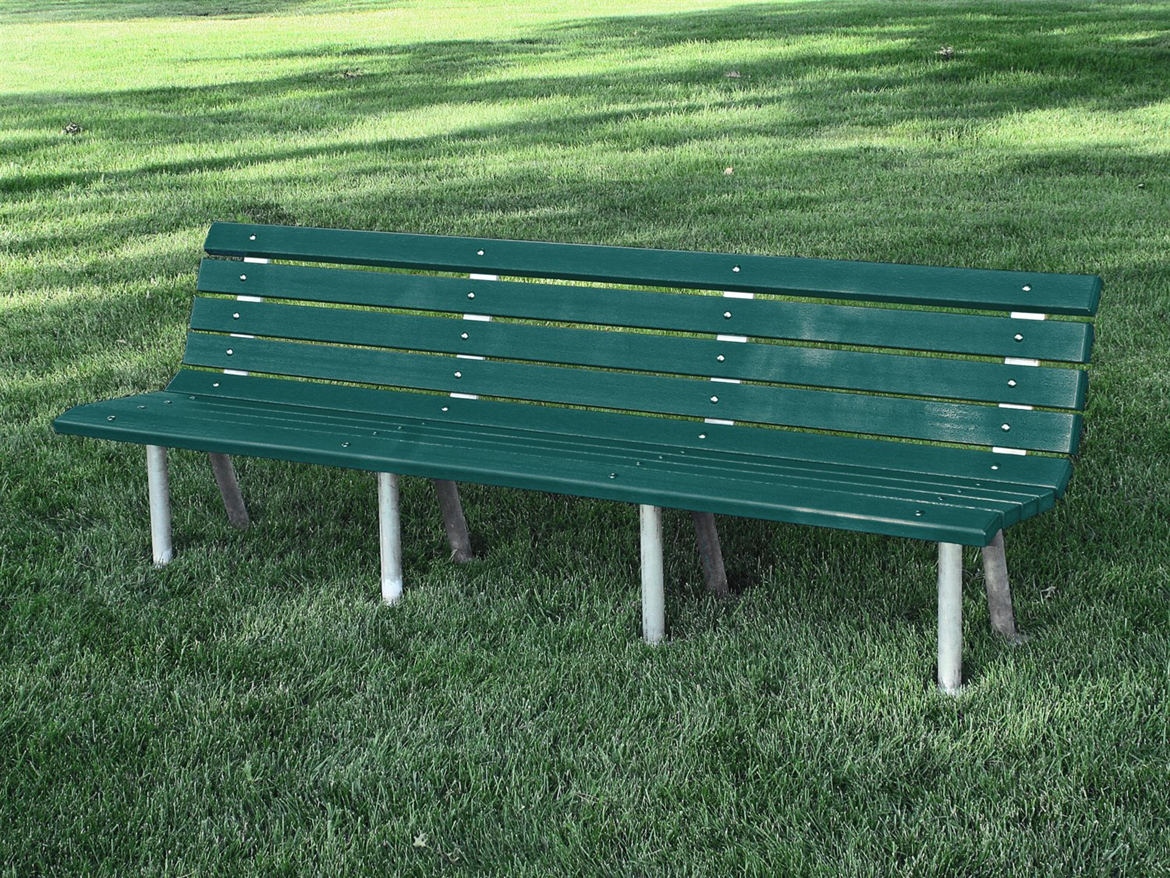 Frog Furnishings Saint Pete Aluminum 8 ft. Patio Bench