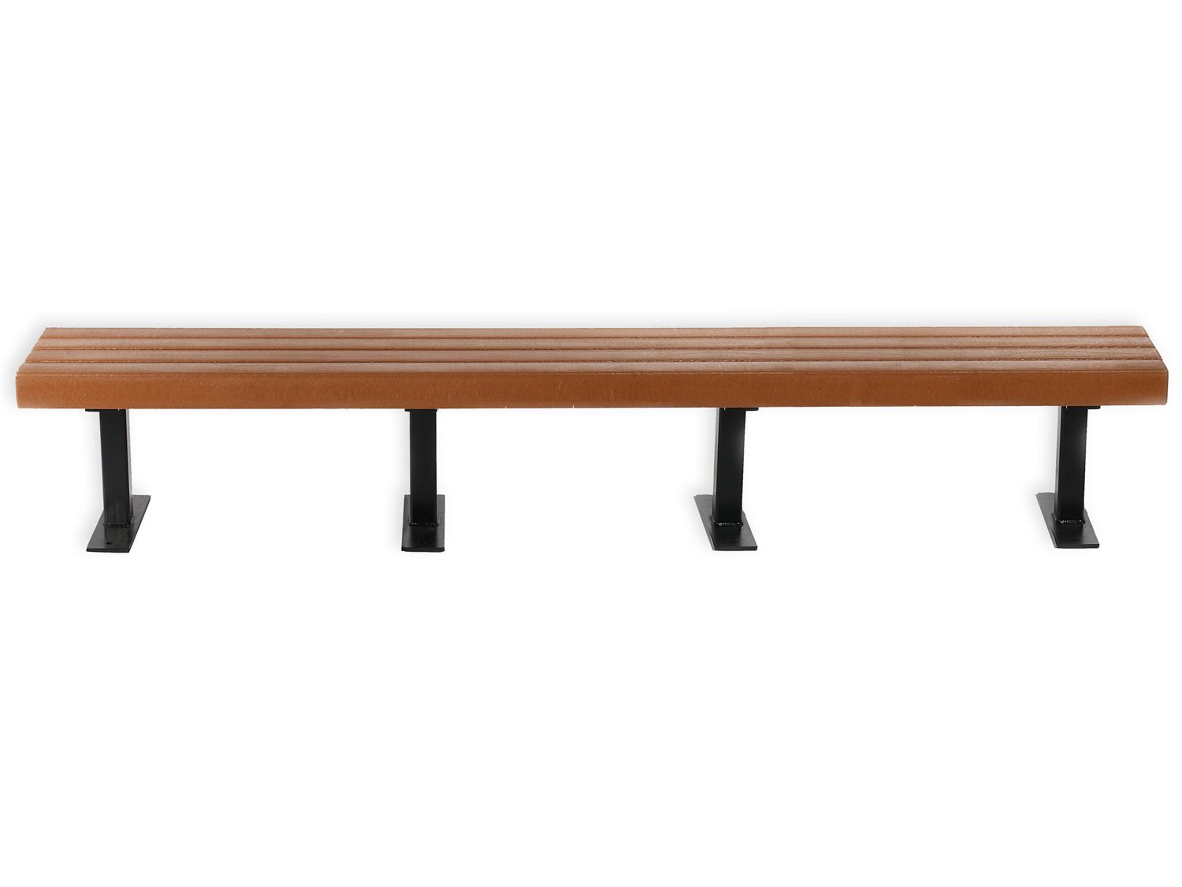 Frog Furnishings Trailside Steel 8 ft. Outdoor Bench