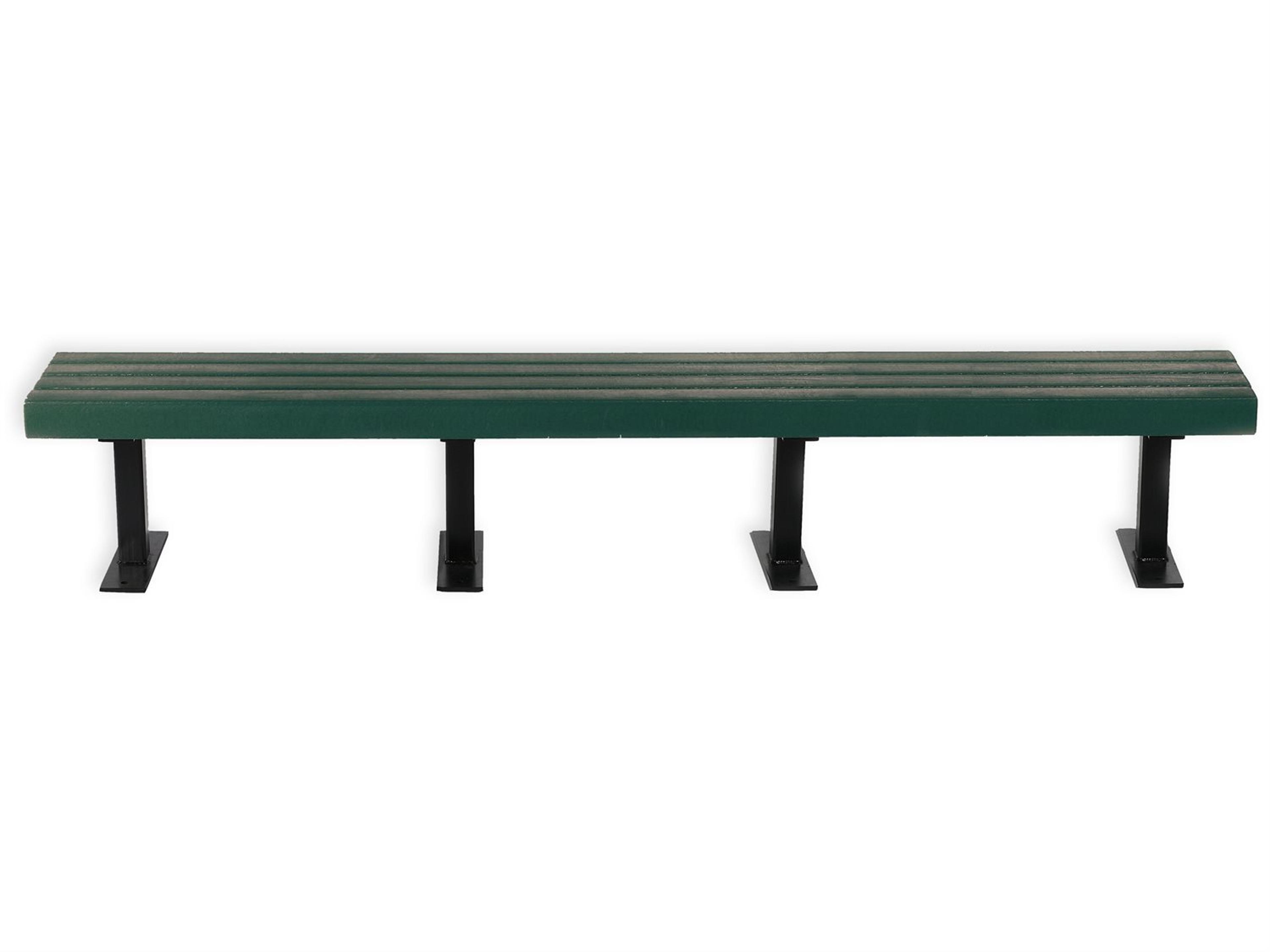 Frog Furnishings Trailside Steel 8 ft. Outdoor Bench