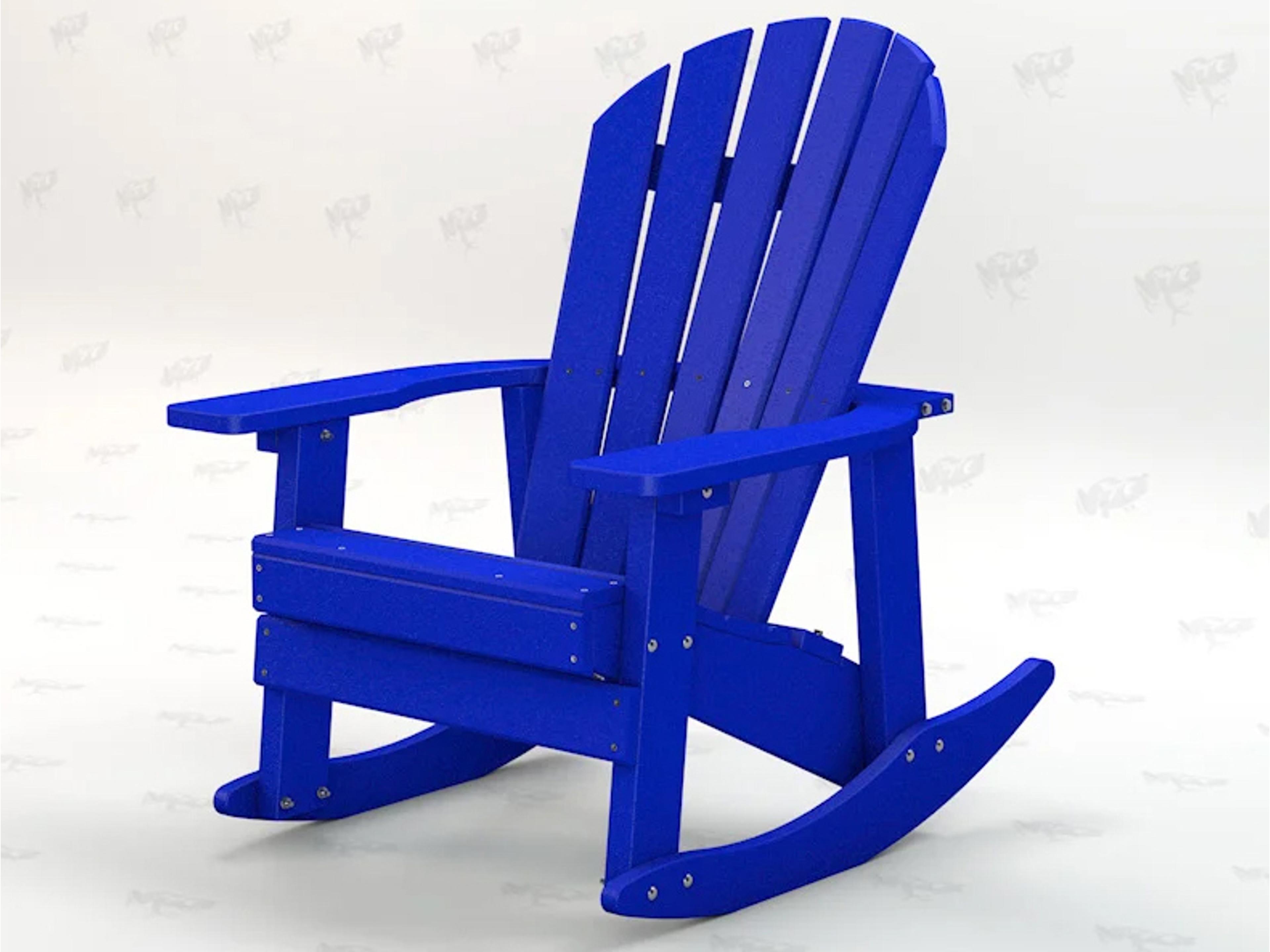 Frog Furnishings Adirondack Recycled Plastic Charleston Rocker Chair