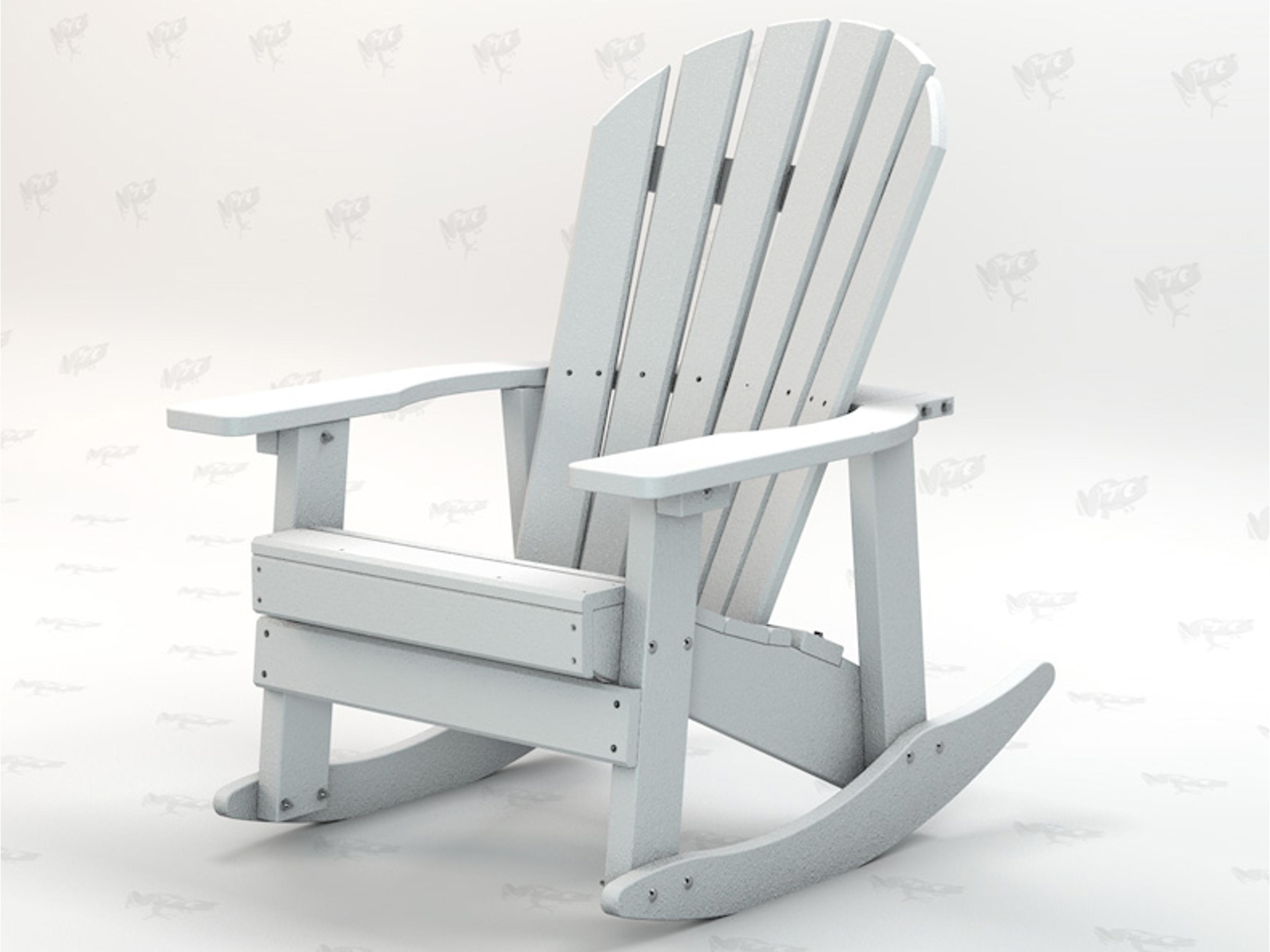 Frog Furnishings Adirondack Recycled Plastic Charleston Rocker Chair
