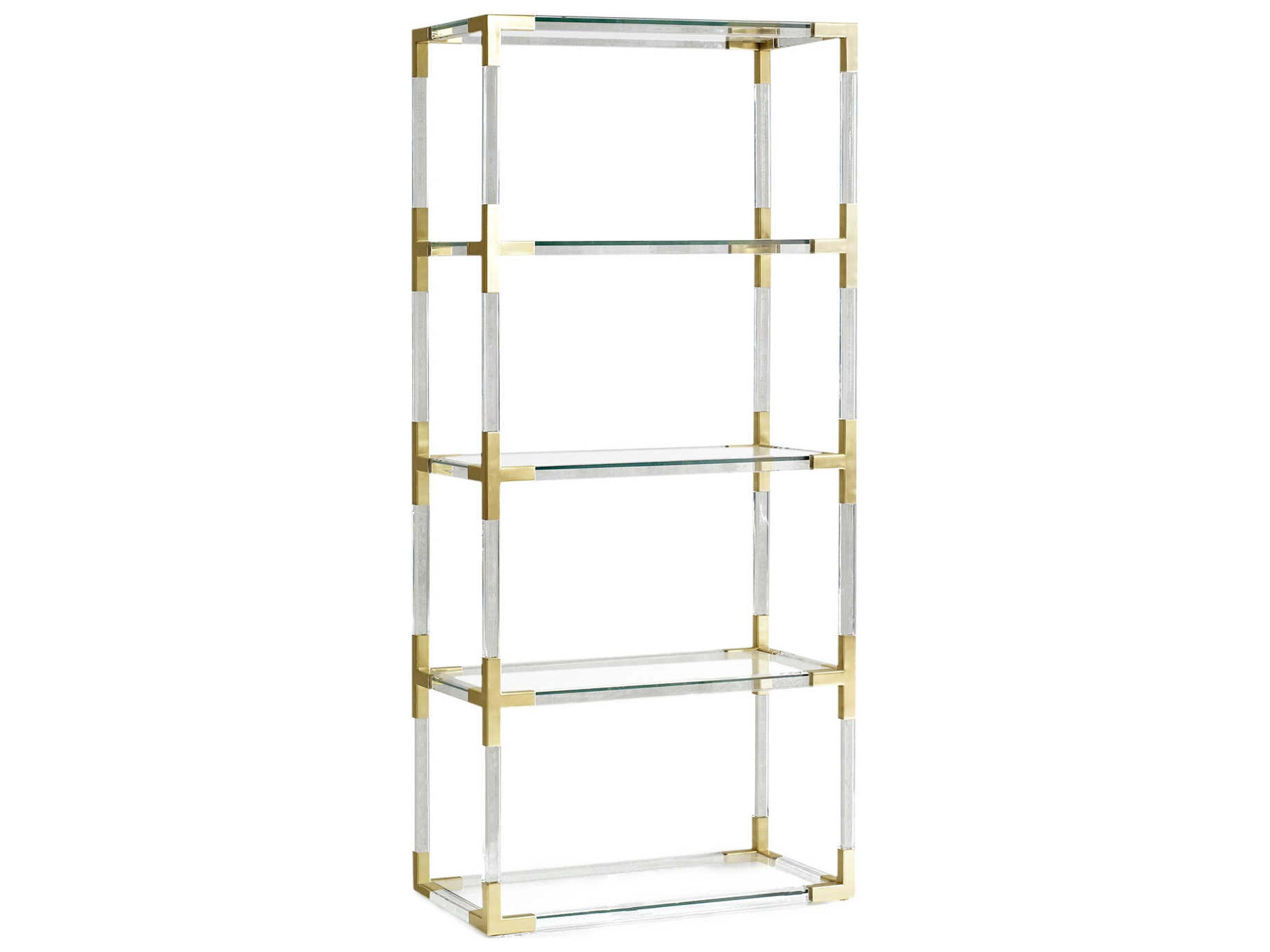 Jacques Clear / Brass Etagere