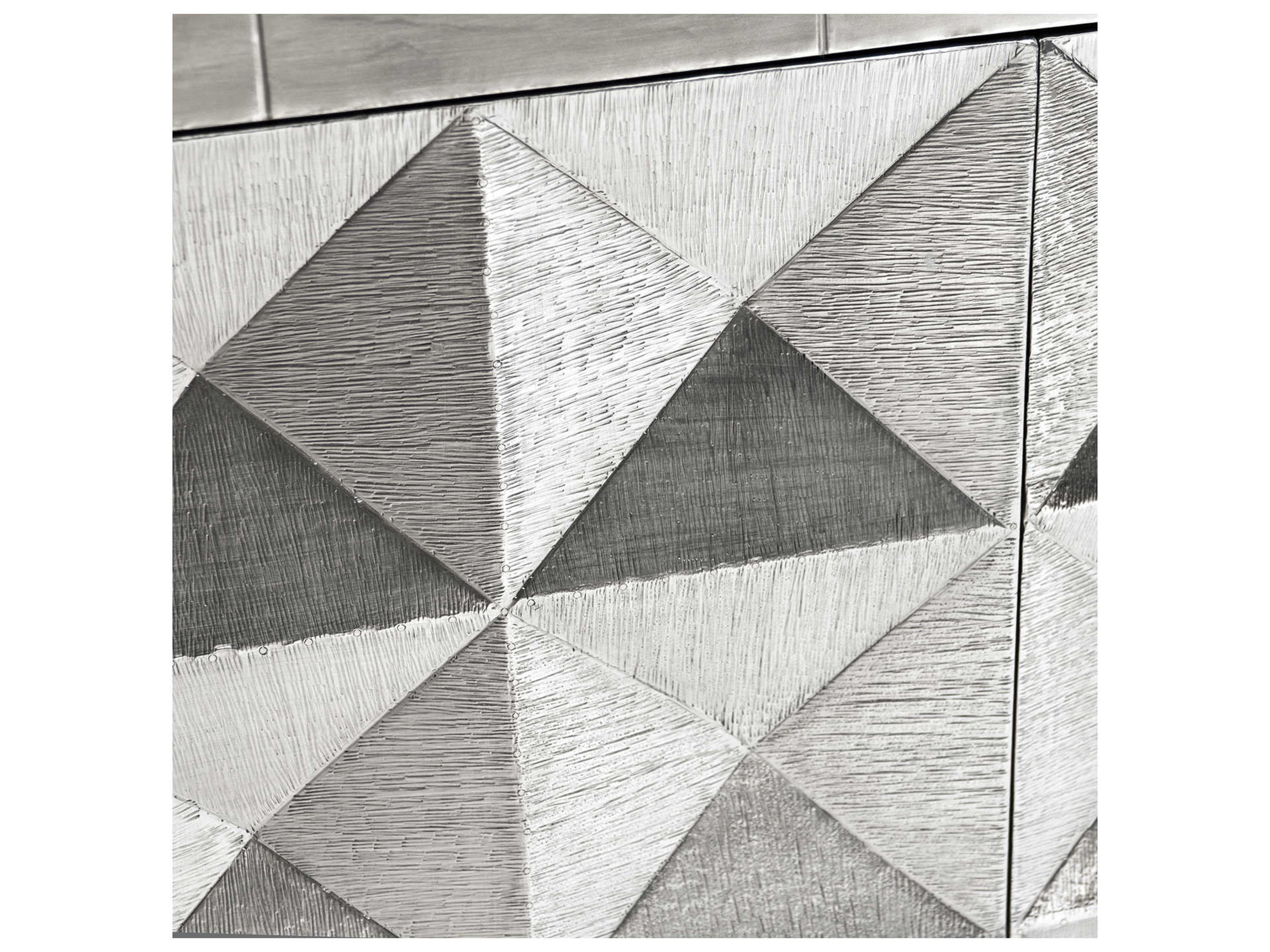 Jonathan Adler Talitha 70" Nickel Credenza Sideboard