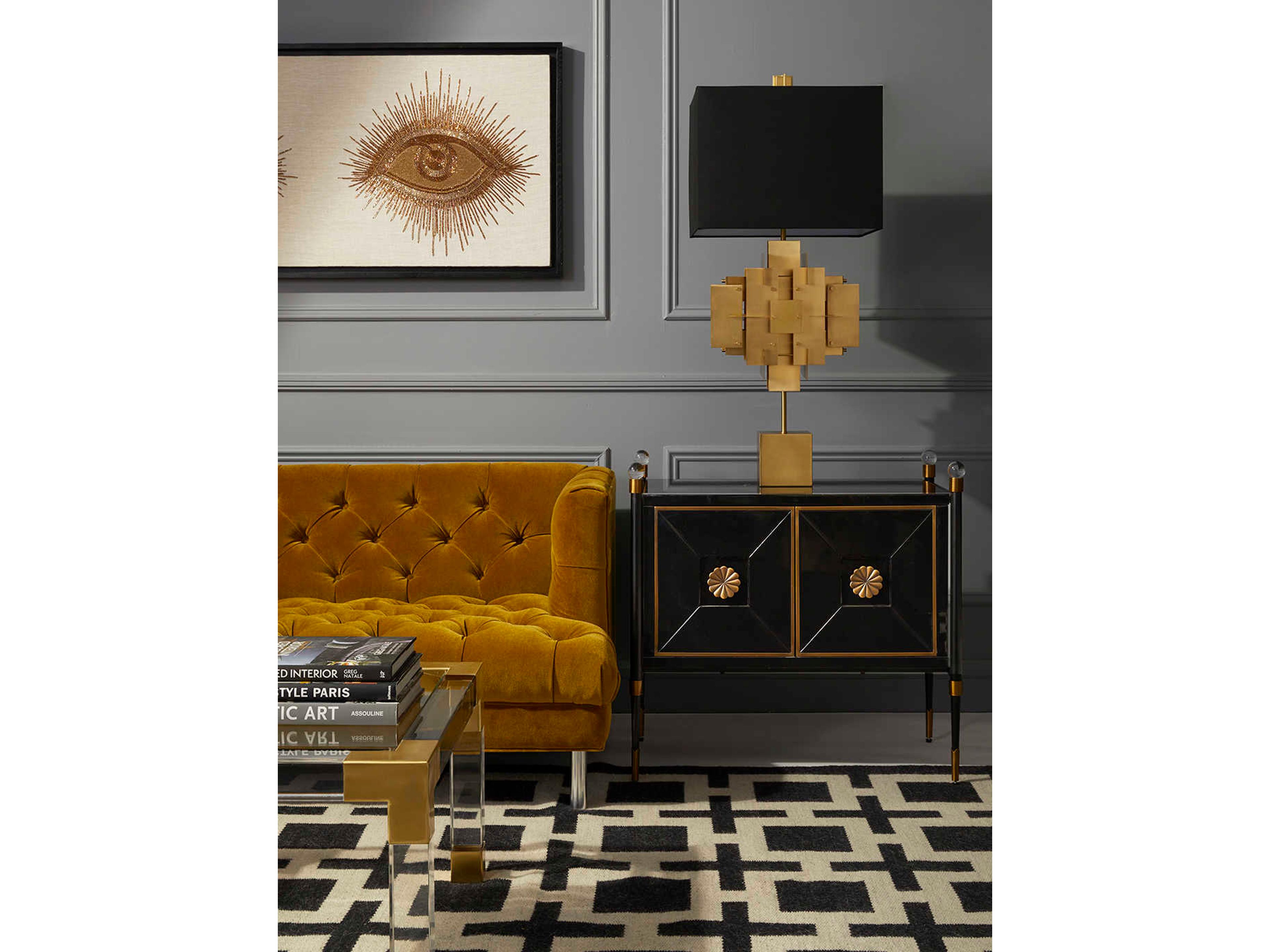 Jonathan Adler Rider Black Accent Chest