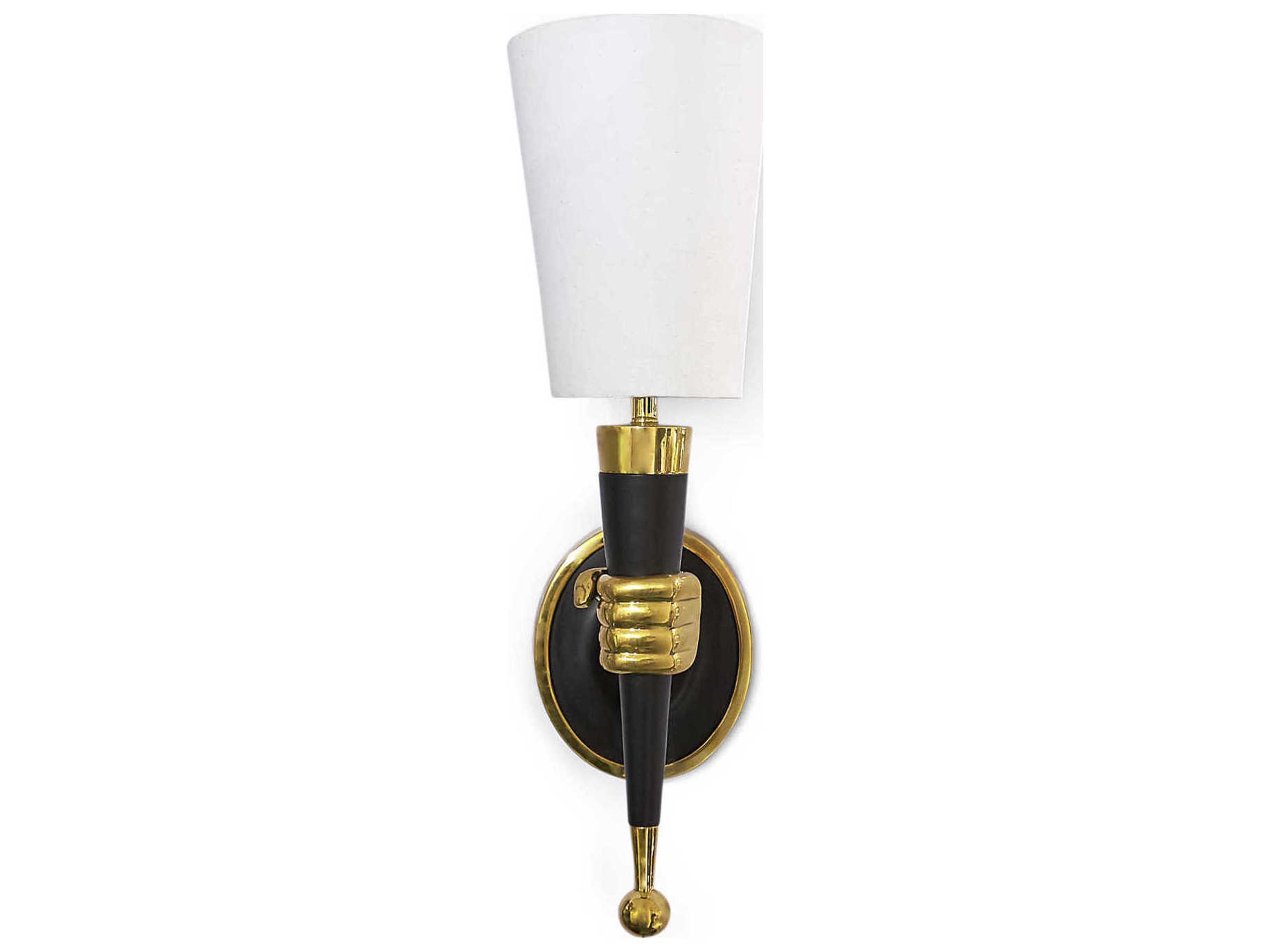 Brass Hand Sconce Wall Light