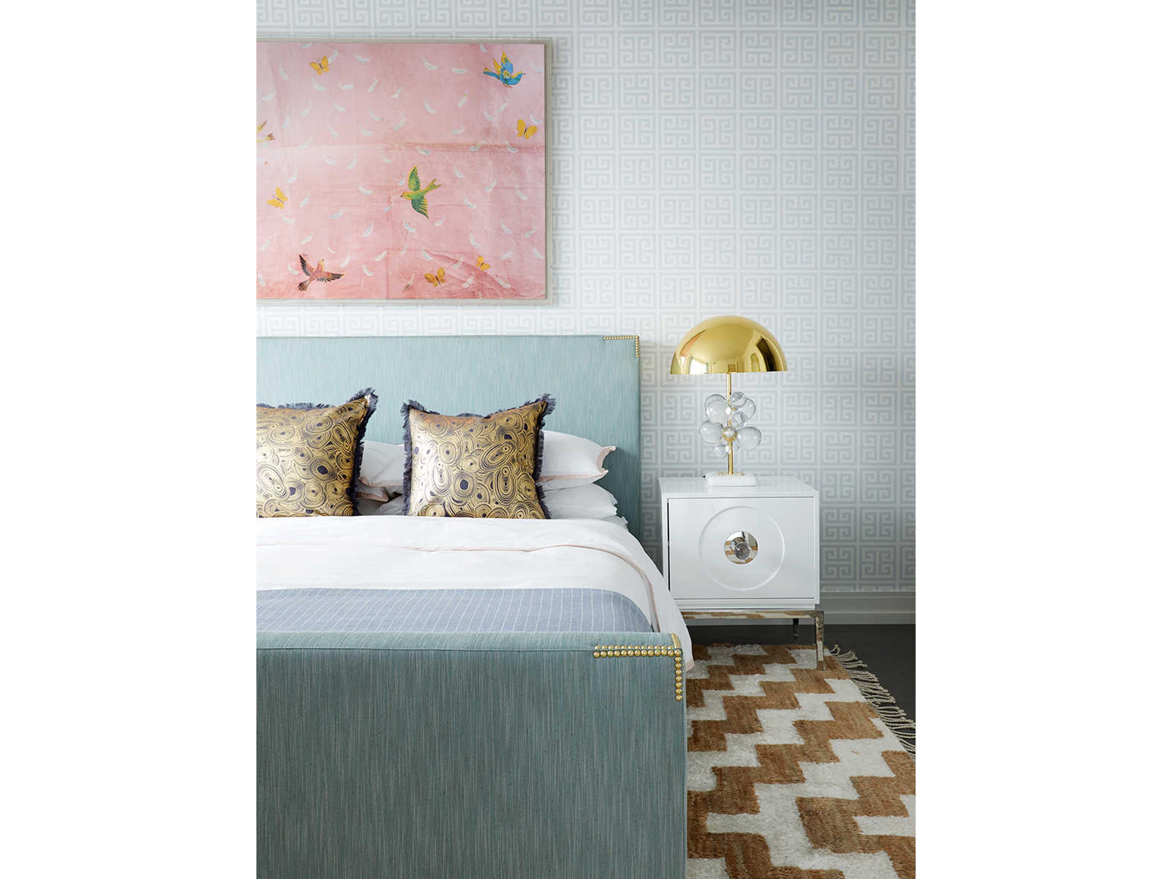 Jonathan Adler Globo Clear Brass Buffet Lamp