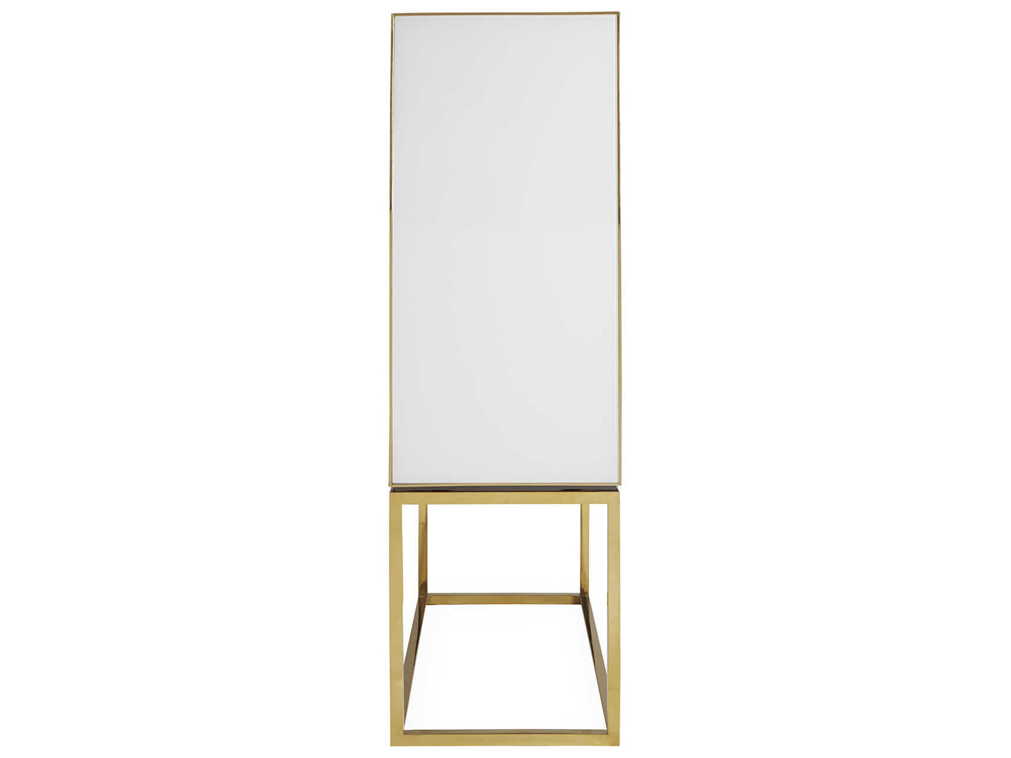 Jonathan Adler Op Art White Charcoal Ivory Bar Cabinet