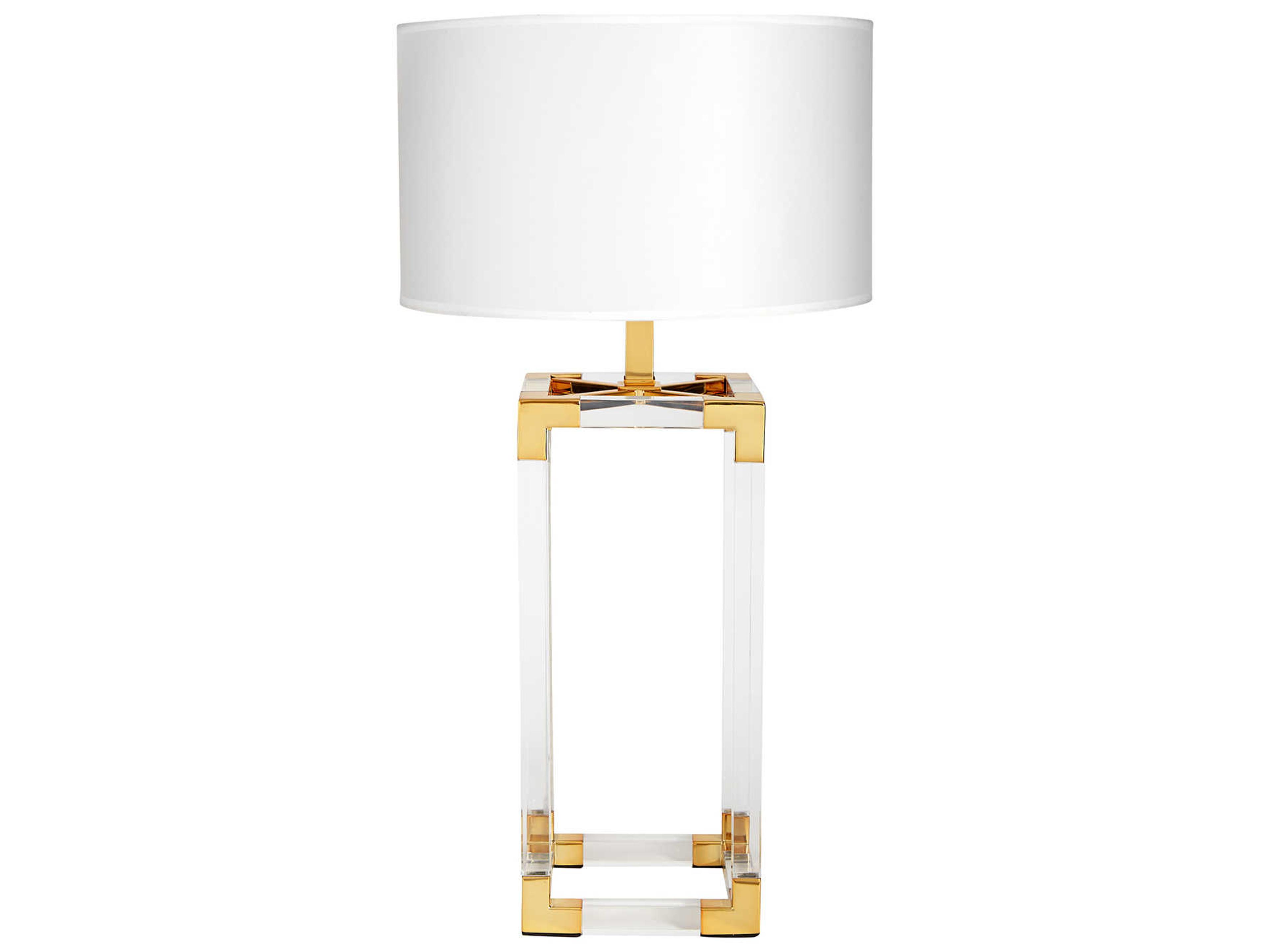 Jonathan Adler Jacques Clear Brass Buffet Lamp