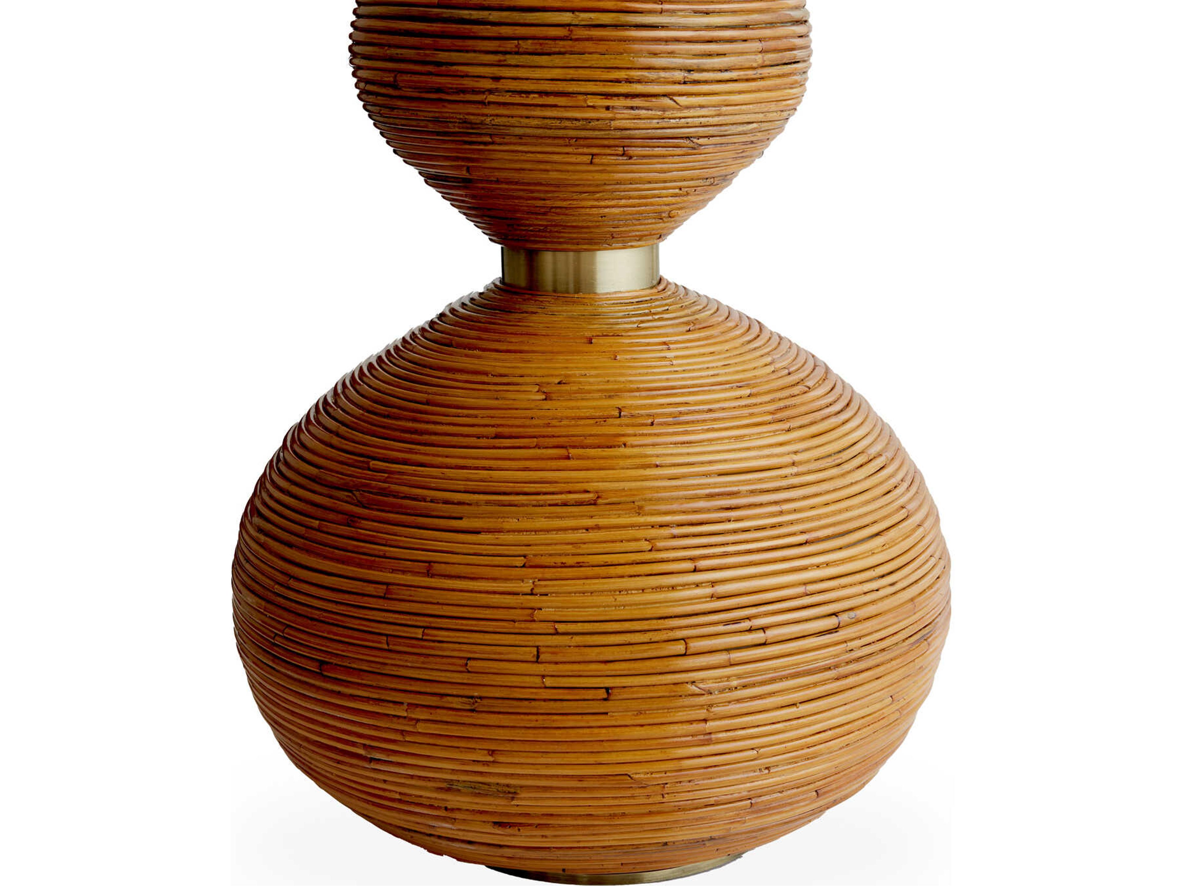 Jonathan Adler Riviera Brass White Buffet Lamp